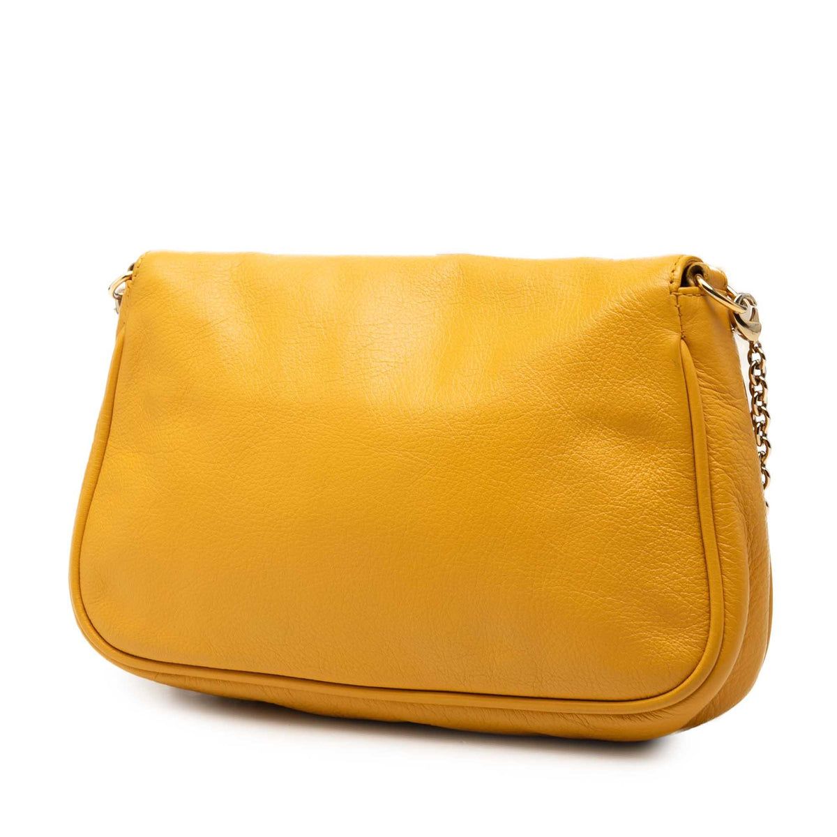 Fendi Leather Fendista Pochette Crossbody
