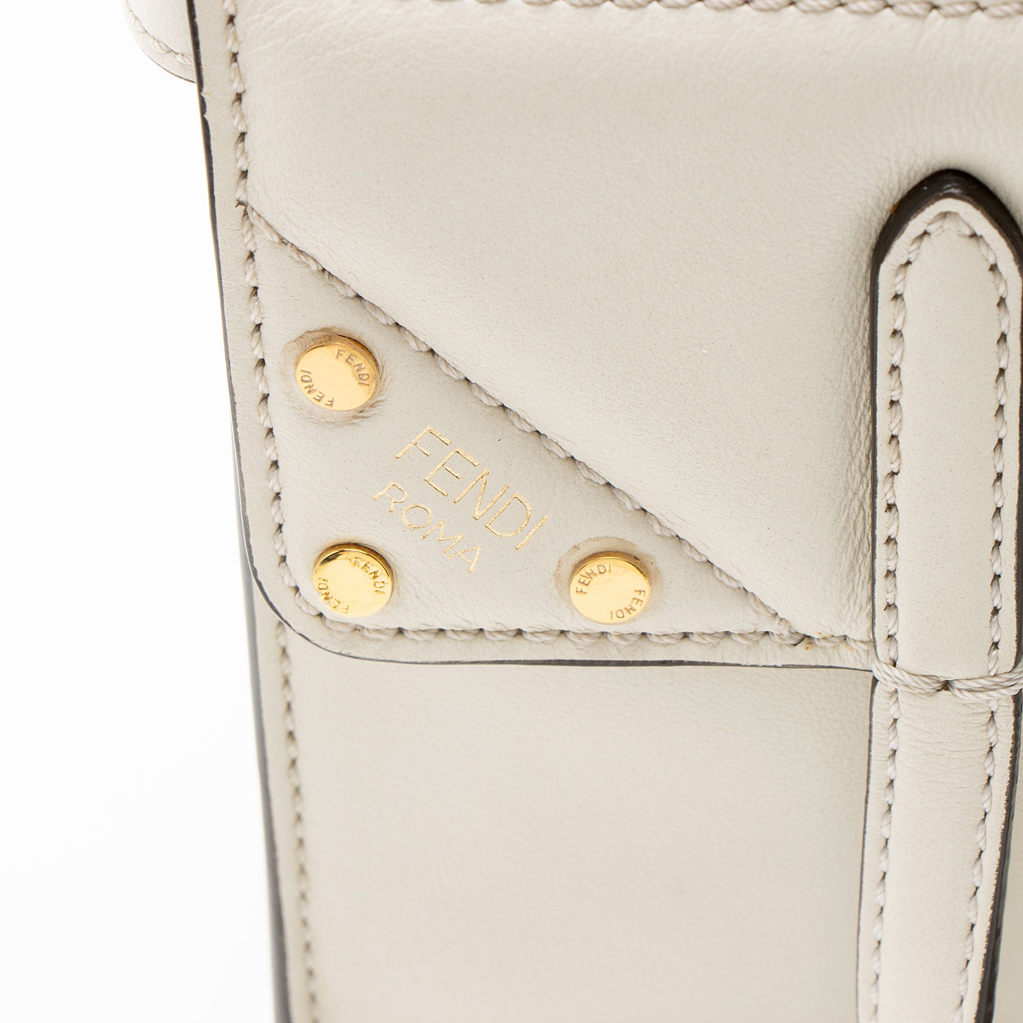Fendi Leather Grace Flip Mini Tote