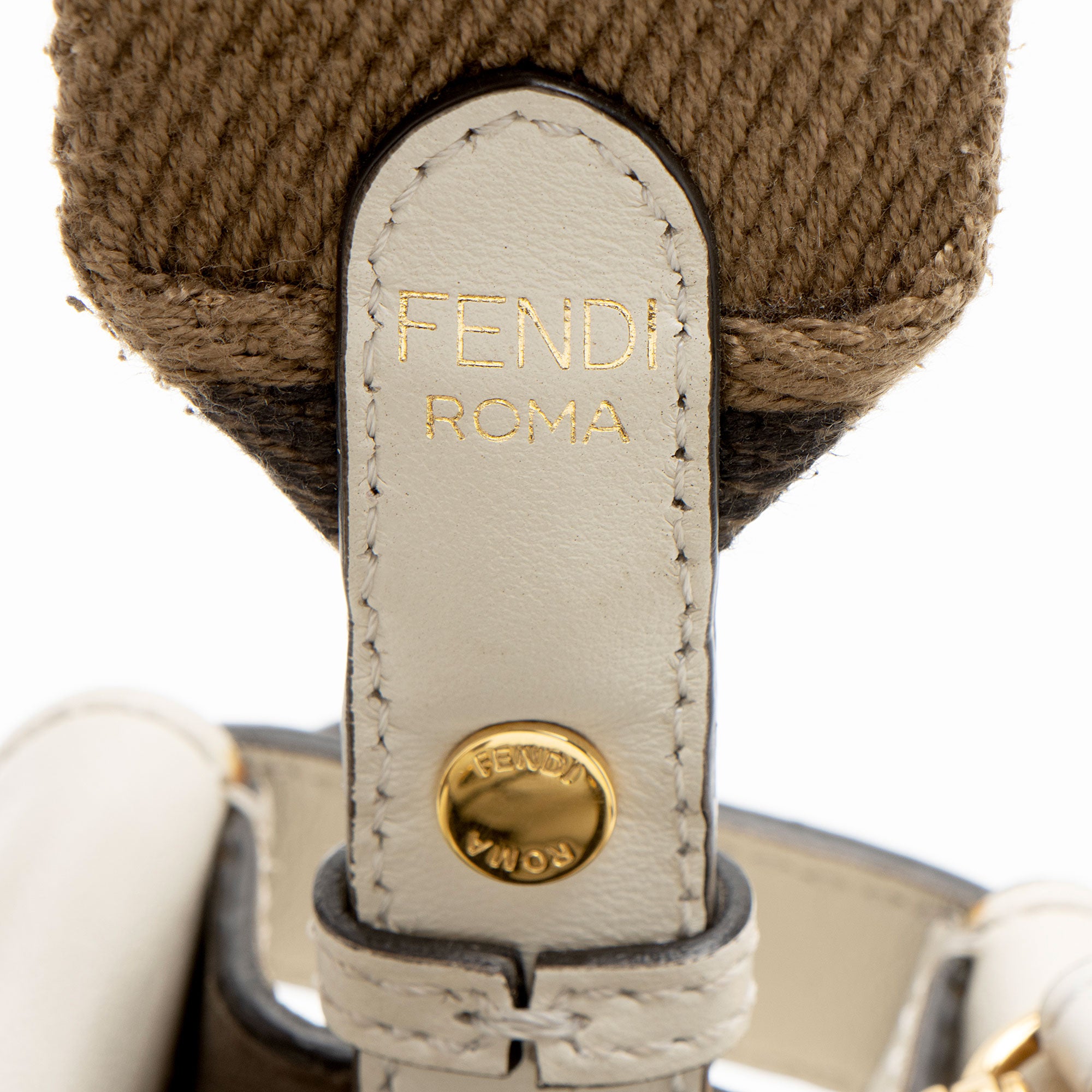 Fendi Leather Grace Flip Mini Tote