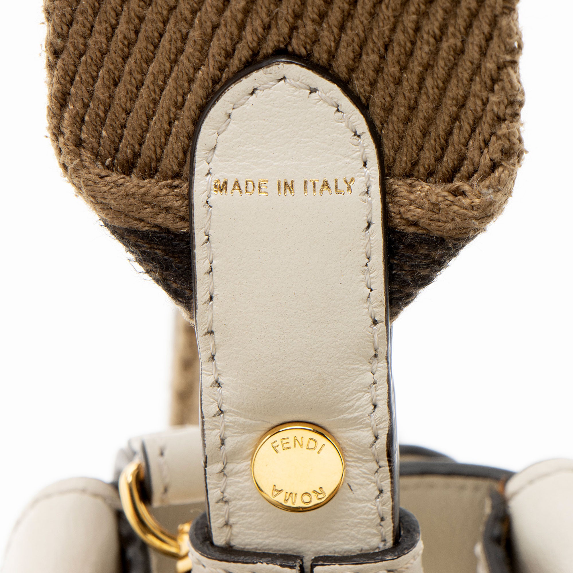 Fendi Leather Grace Flip Mini Tote