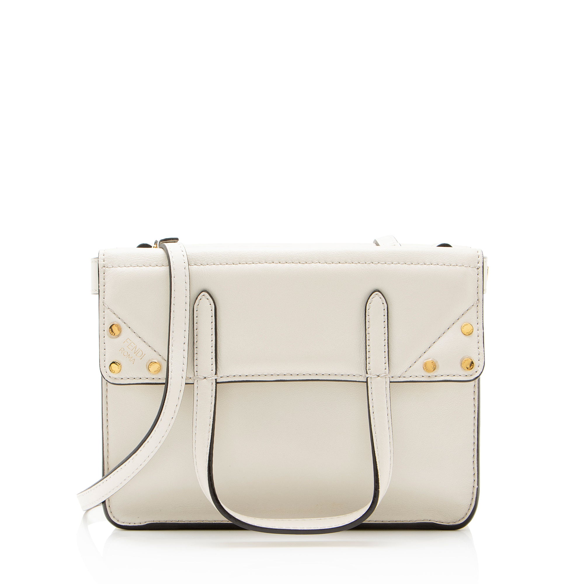 Fendi Leather Grace Flip Mini Tote