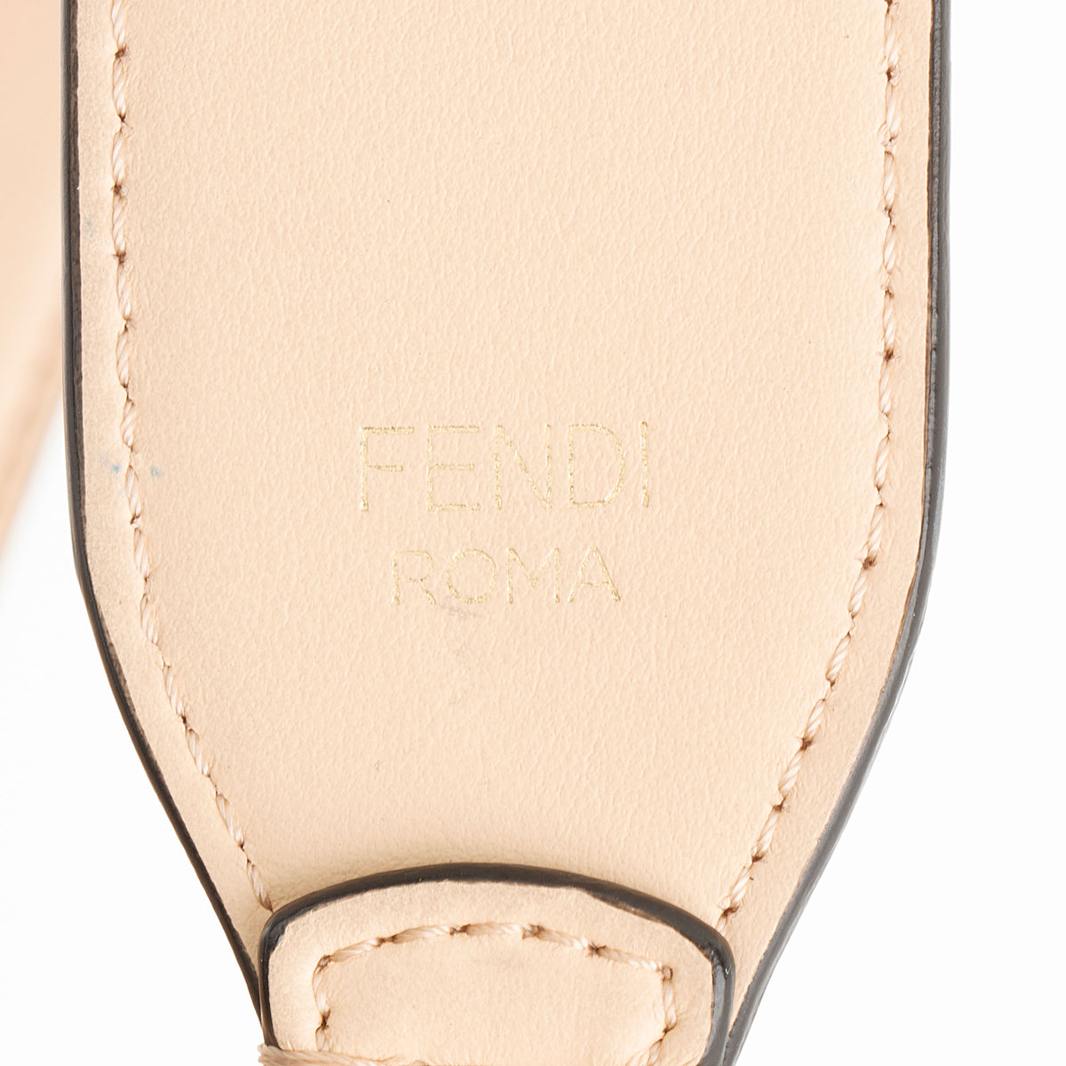 Fendi Leather Kan I F Medium Shoulder Bag