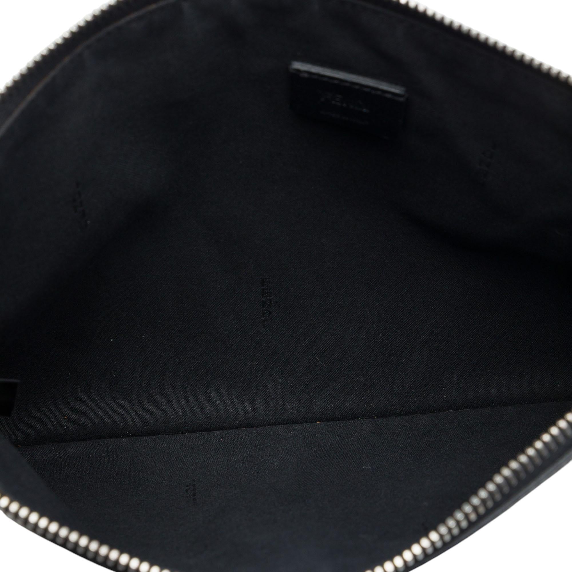 Fendi Leather Monster Clutch