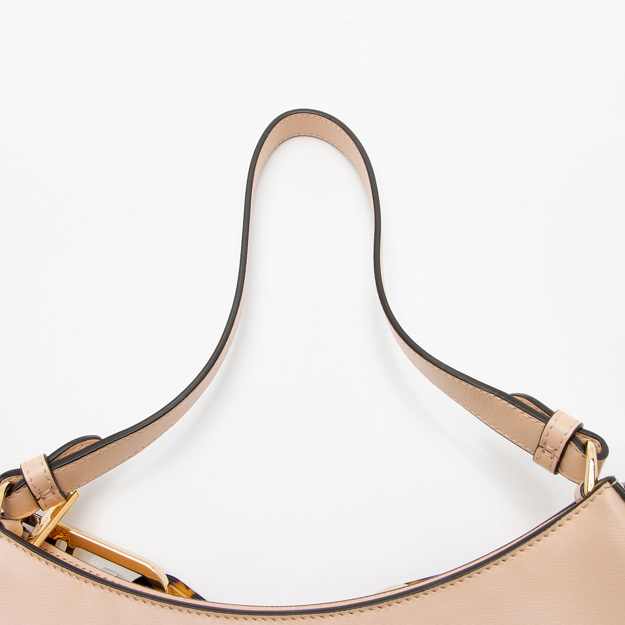 Fendi Leather O'Lock Swing Shoulder Bag