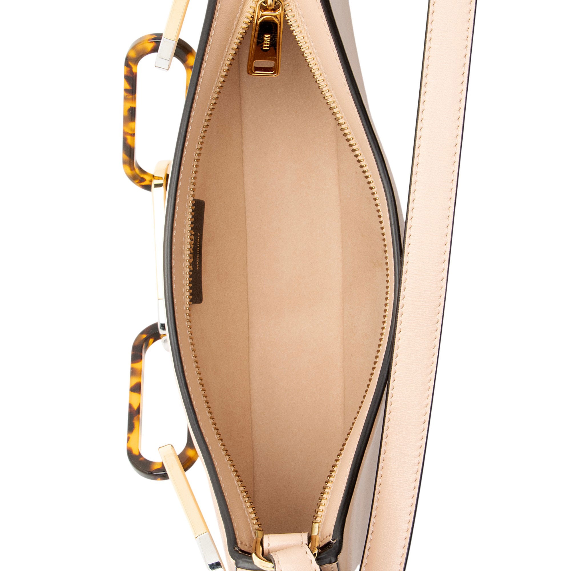 Fendi Leather O'Lock Swing Shoulder Bag