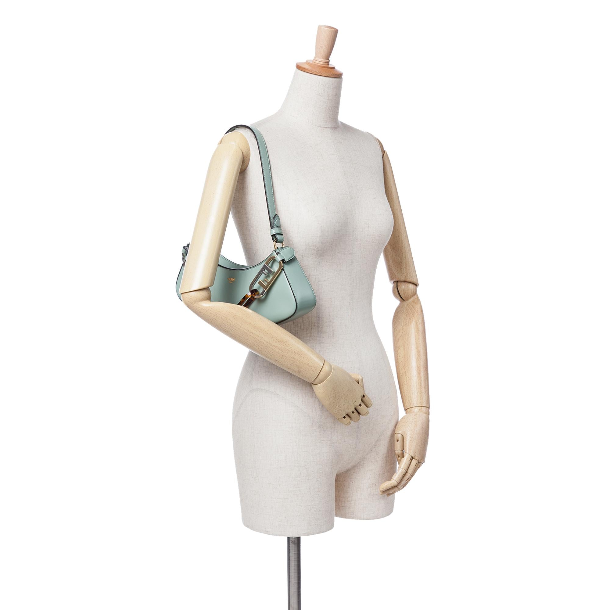 Fendi Leather O'lock Swing Satchel
