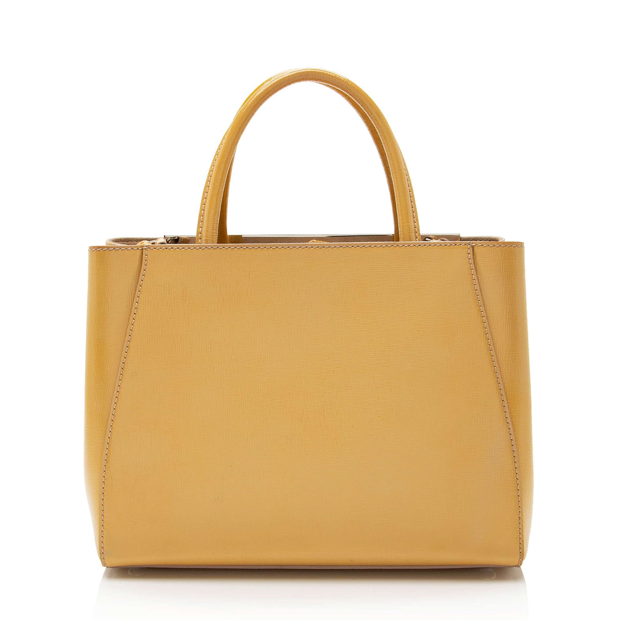 Fendi Leather Petite 2Jours Tote