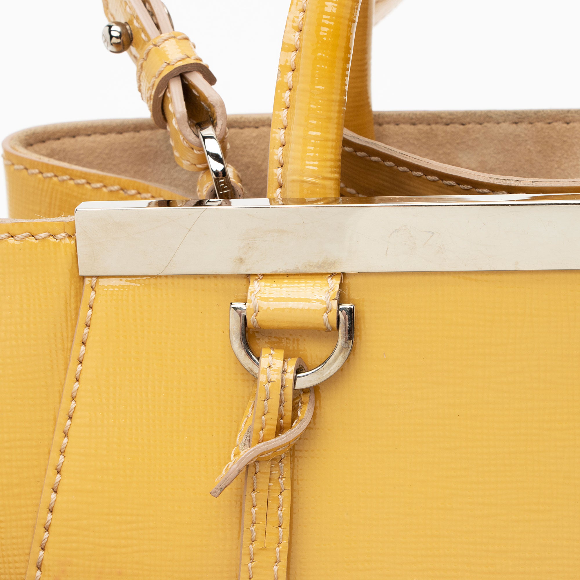 Fendi Leather Petite 2Jours Tote