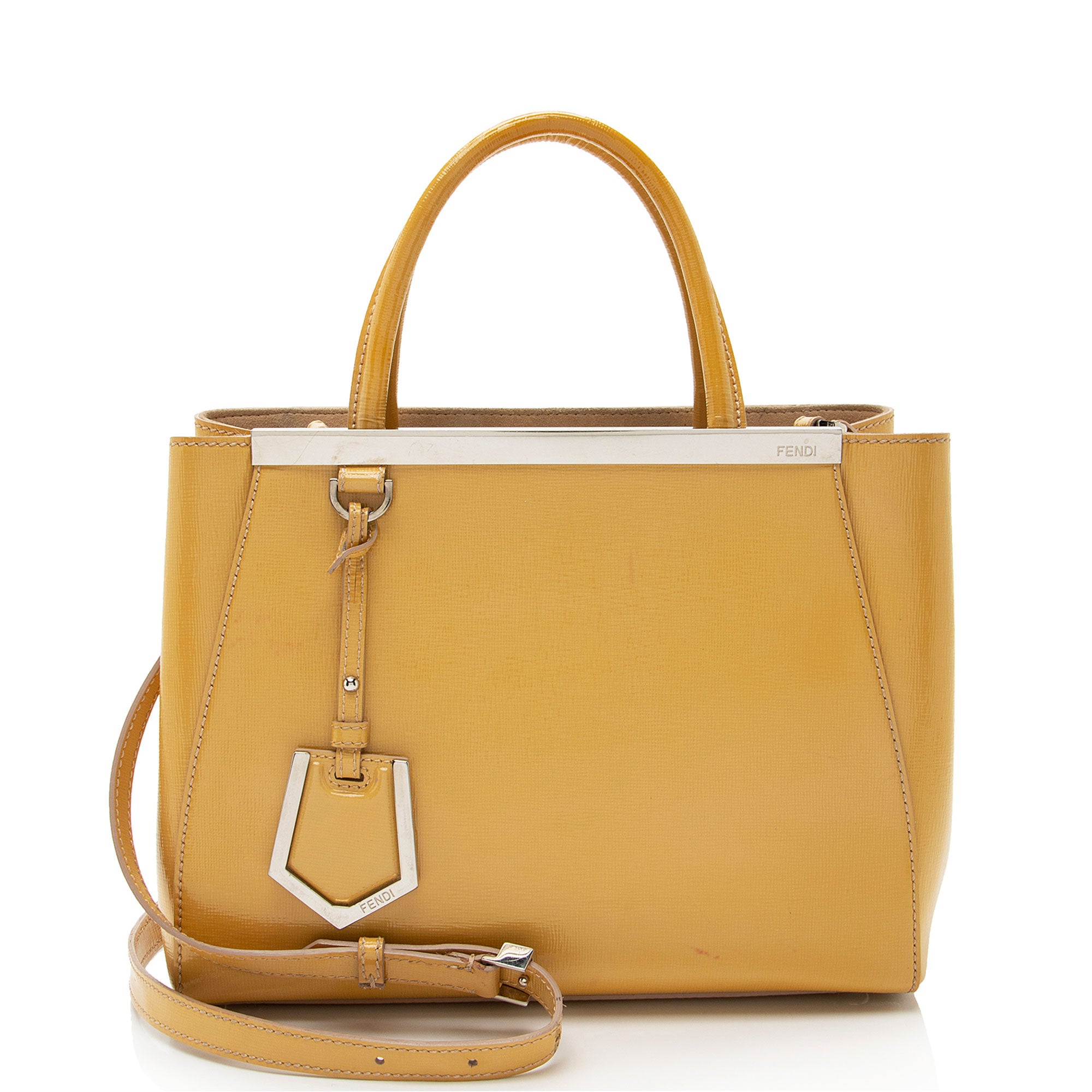 Fendi Leather Petite 2Jours Tote
