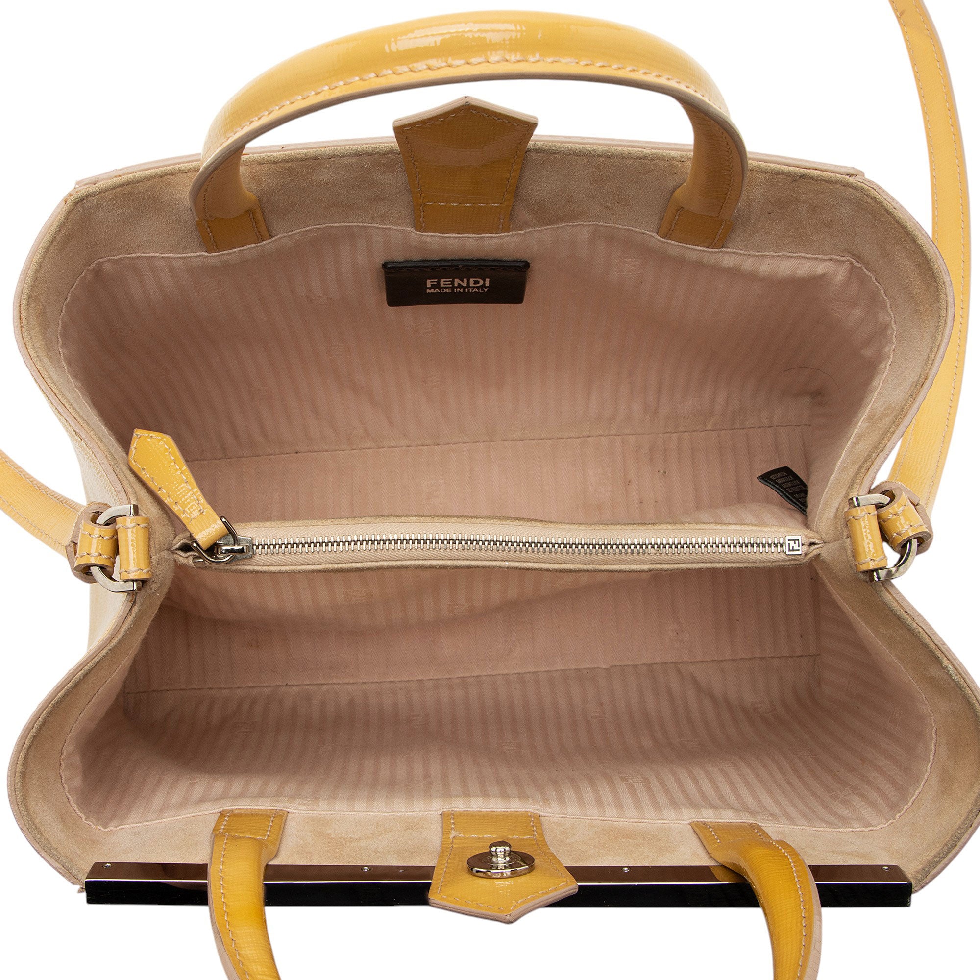 Fendi Leather Petite 2Jours Tote