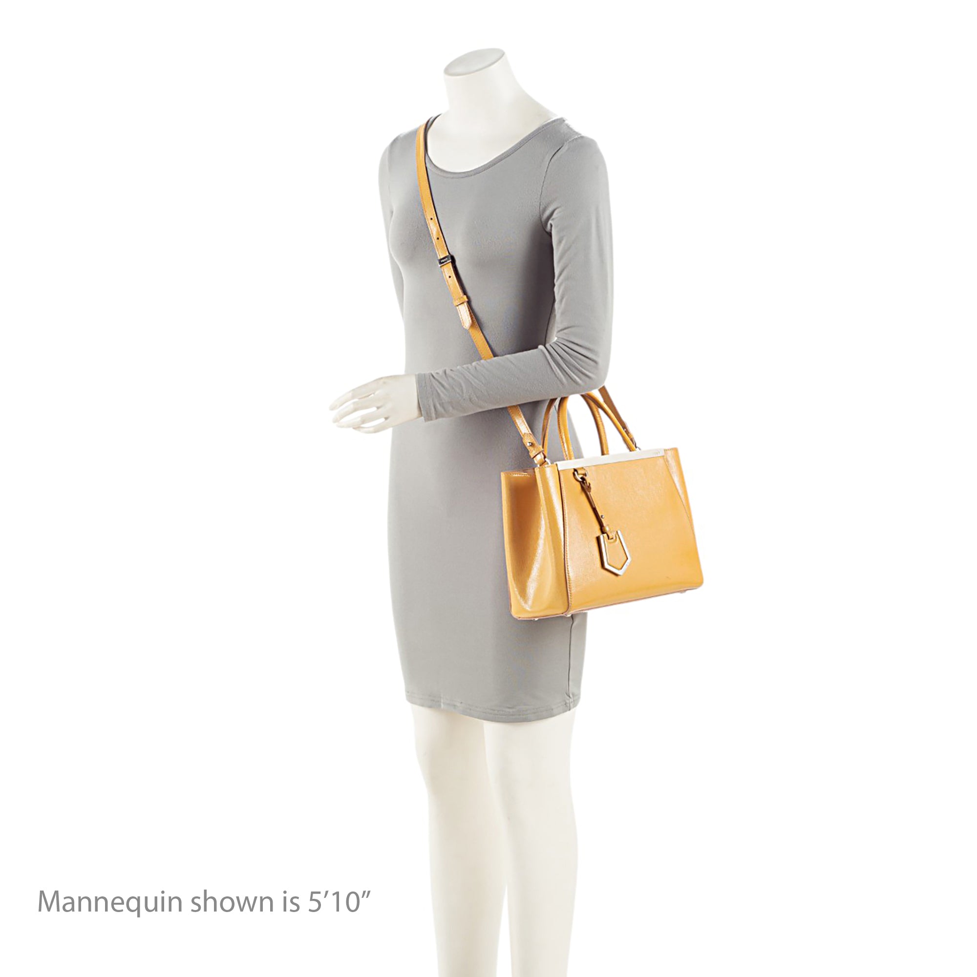 Fendi Leather Petite 2Jours Tote