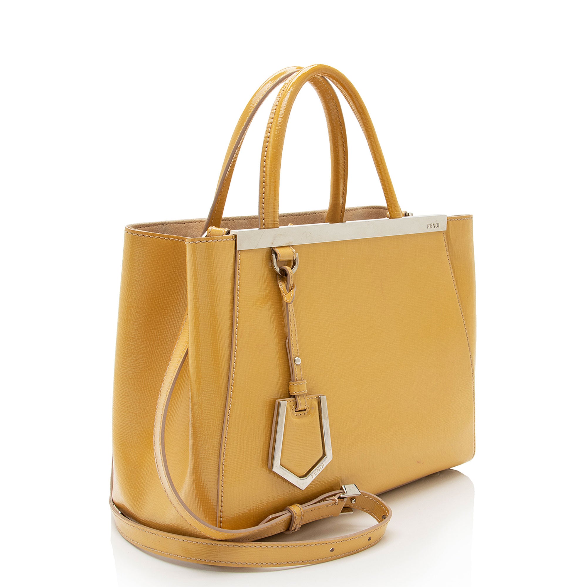 Fendi Leather Petite 2Jours Tote