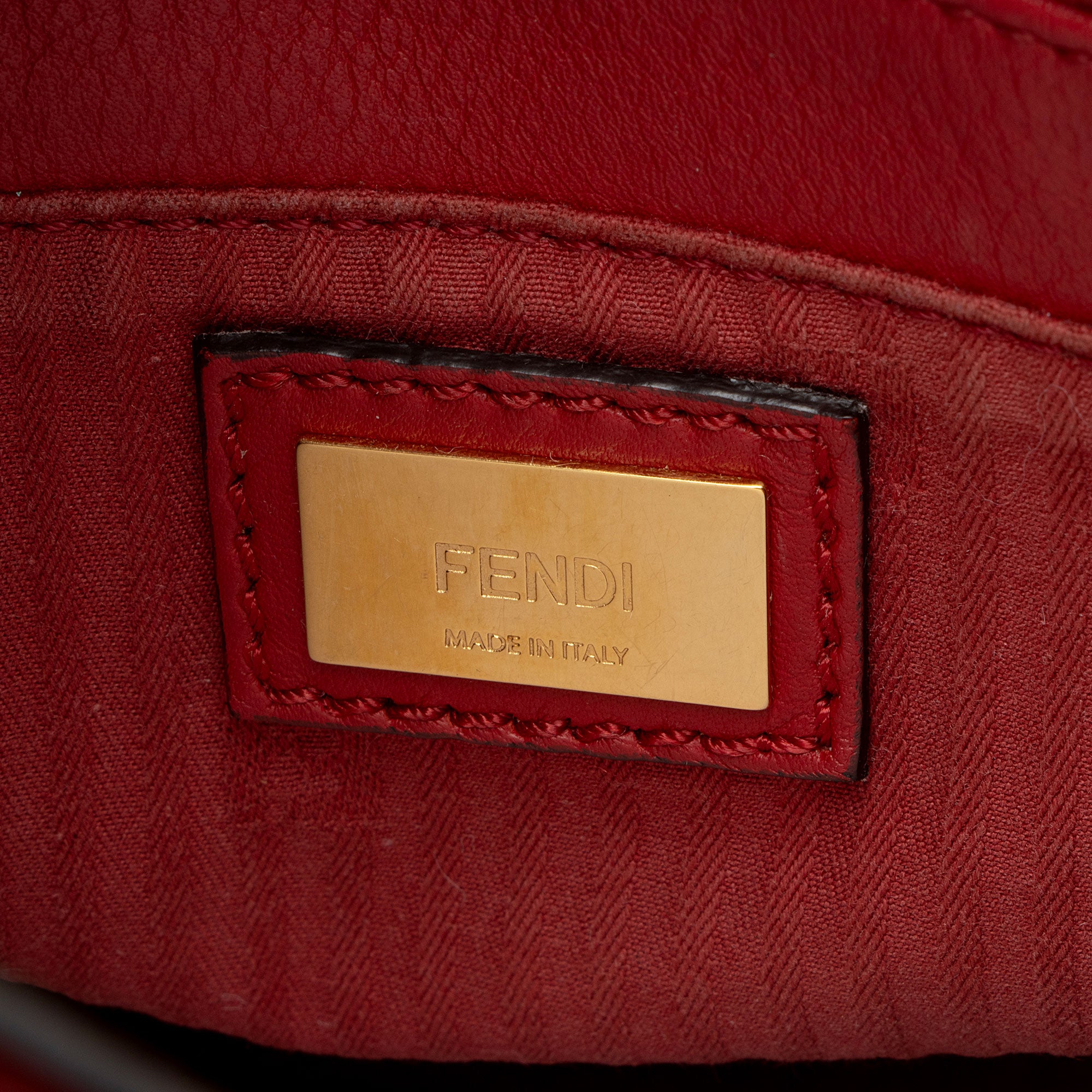 Fendi Leather Petite 2Jours Tote