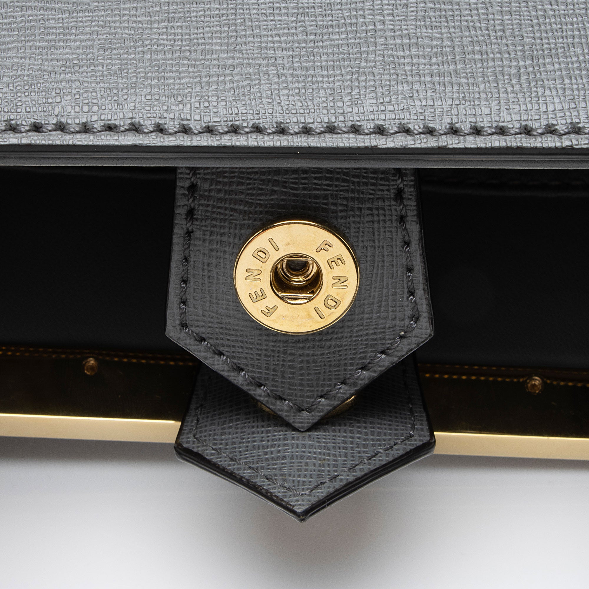 Fendi Leather Petite 2Jours Tote
