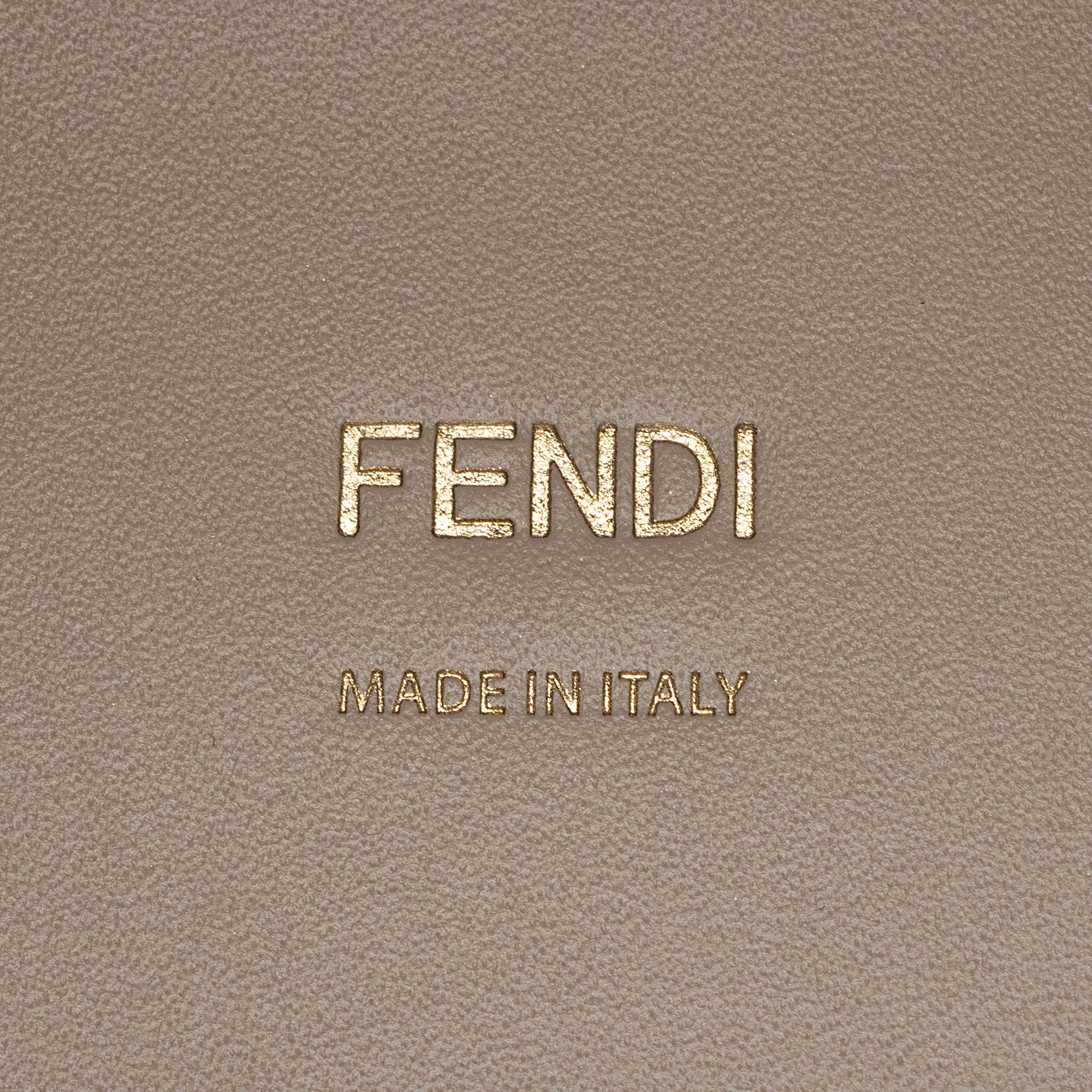 Fendi Leather Python Sunshine Medium Shopper Tote