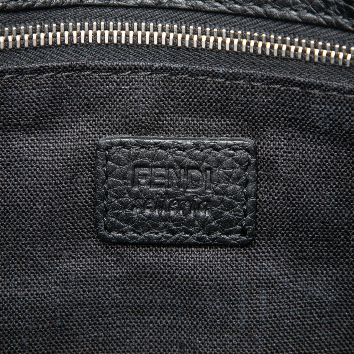 Fendi Leather Selleria Clutch