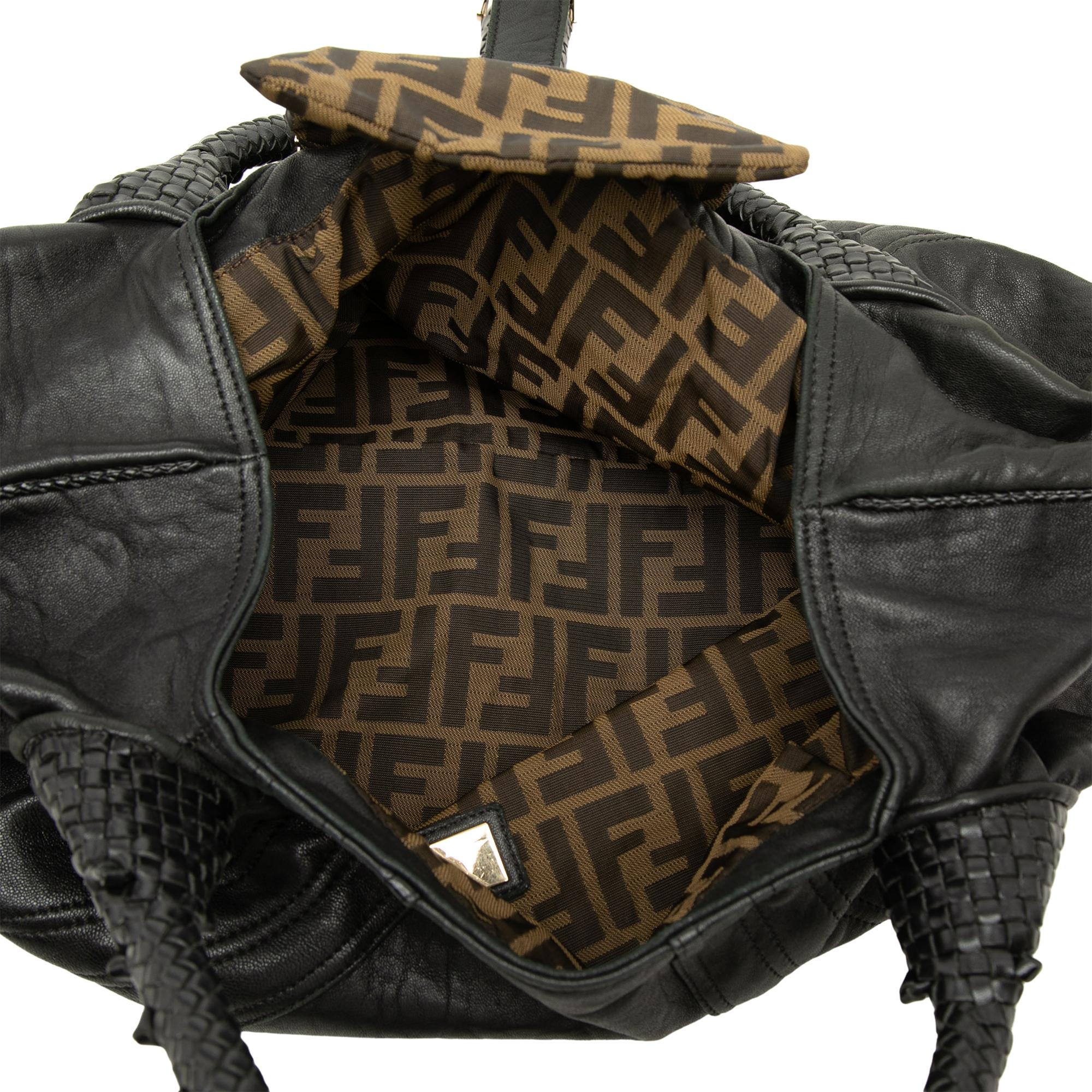 Fendi Leather Spy Handbag
