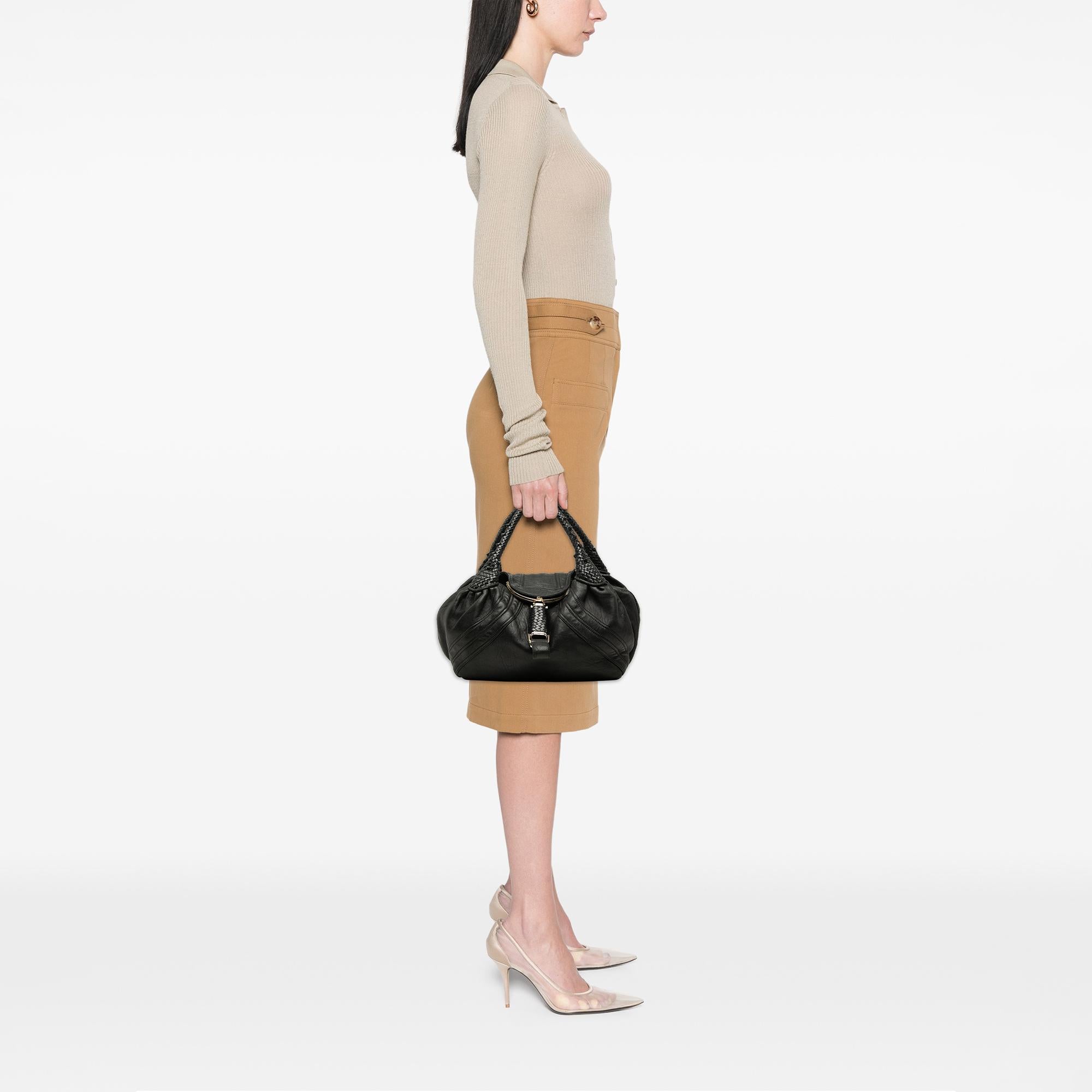 Fendi Leather Spy Handbag