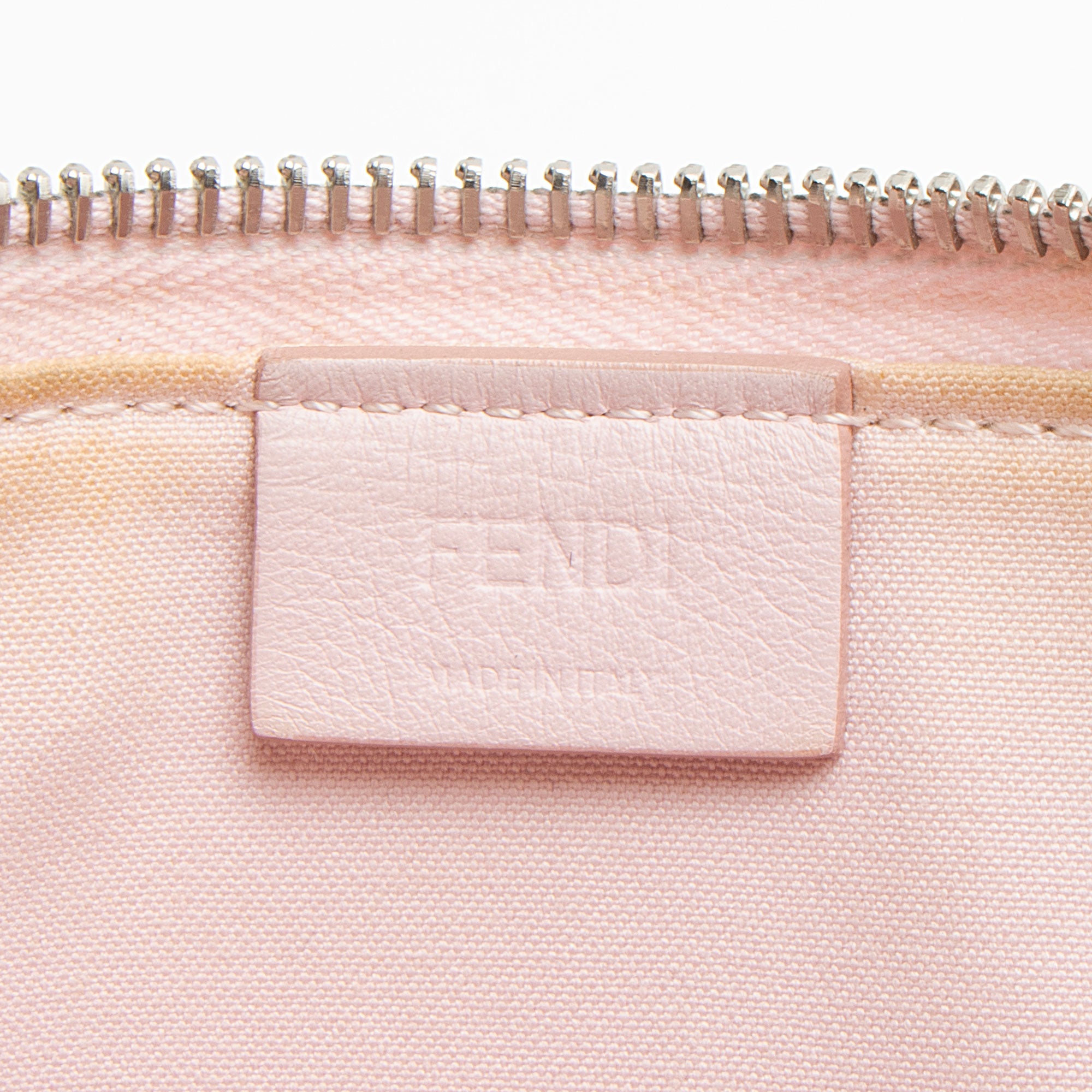 Fendi Leather Studded Fun Fair Clutch