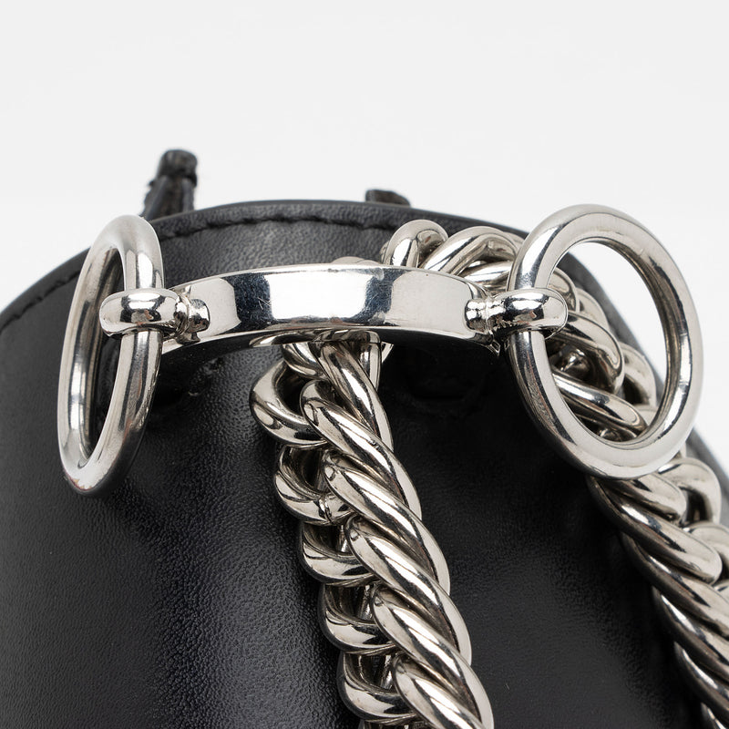 Fendi Leather Studded Kan I Small Shoulder Bag (SHF-HruO3c)