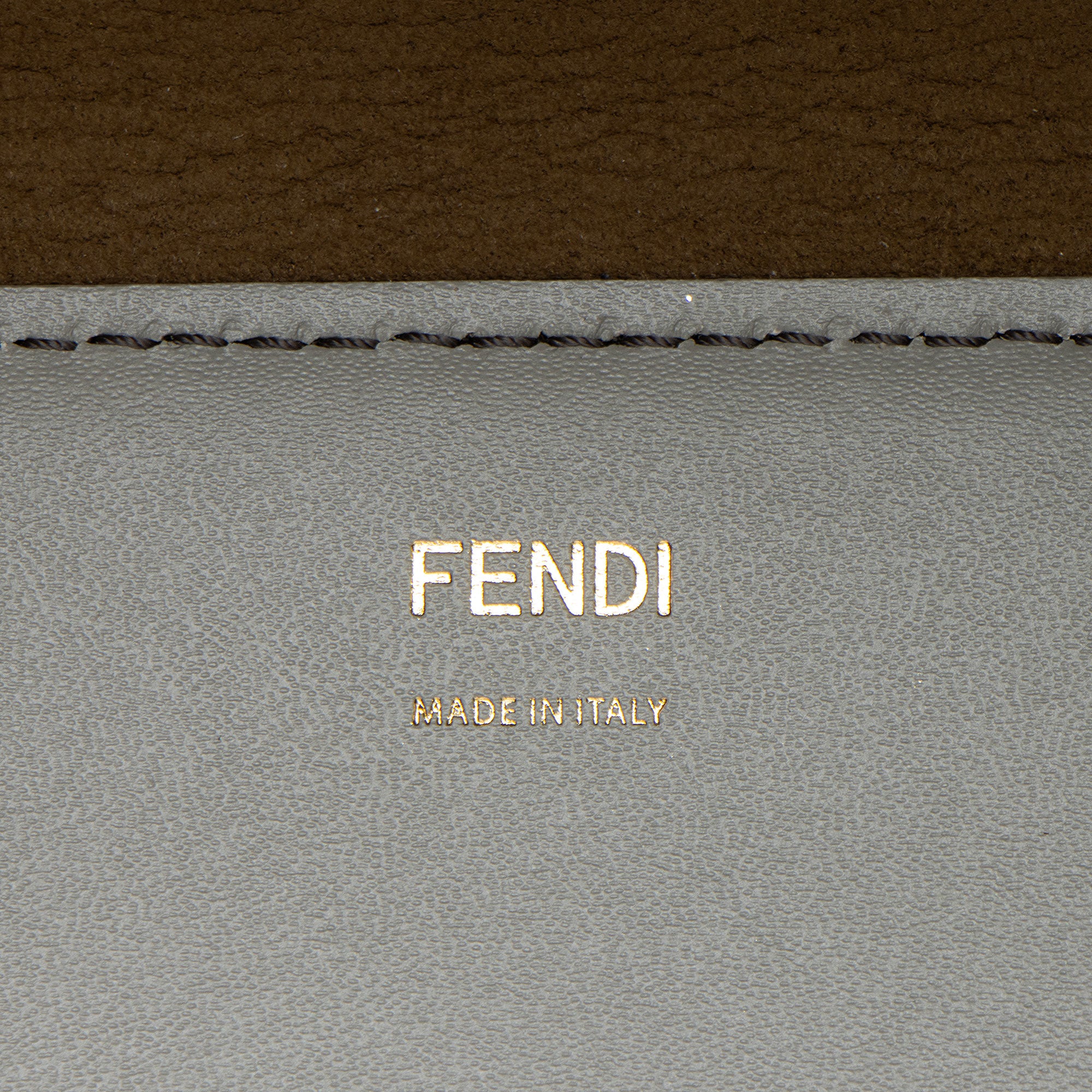 Fendi Leather Sunshine Large Shopper Tote