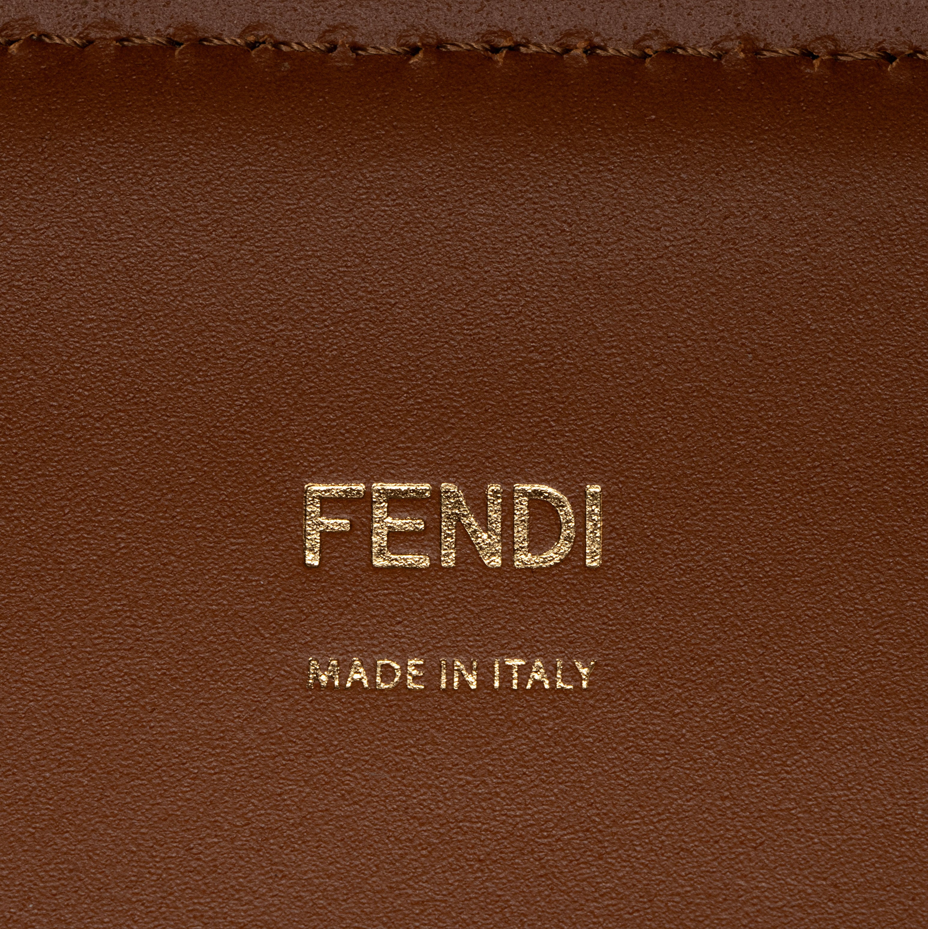 Fendi Leather Sunshine Medium Shopper Tote