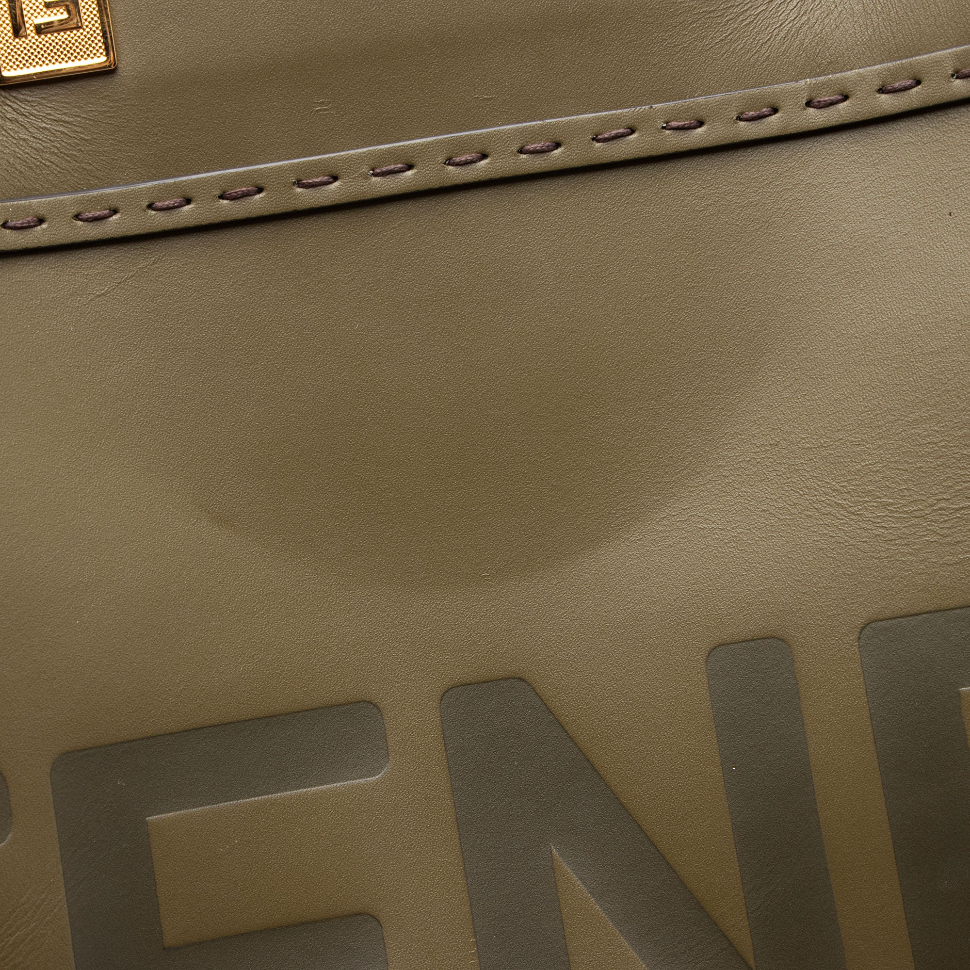 Fendi Leather Sunshine Medium Shopper Tote