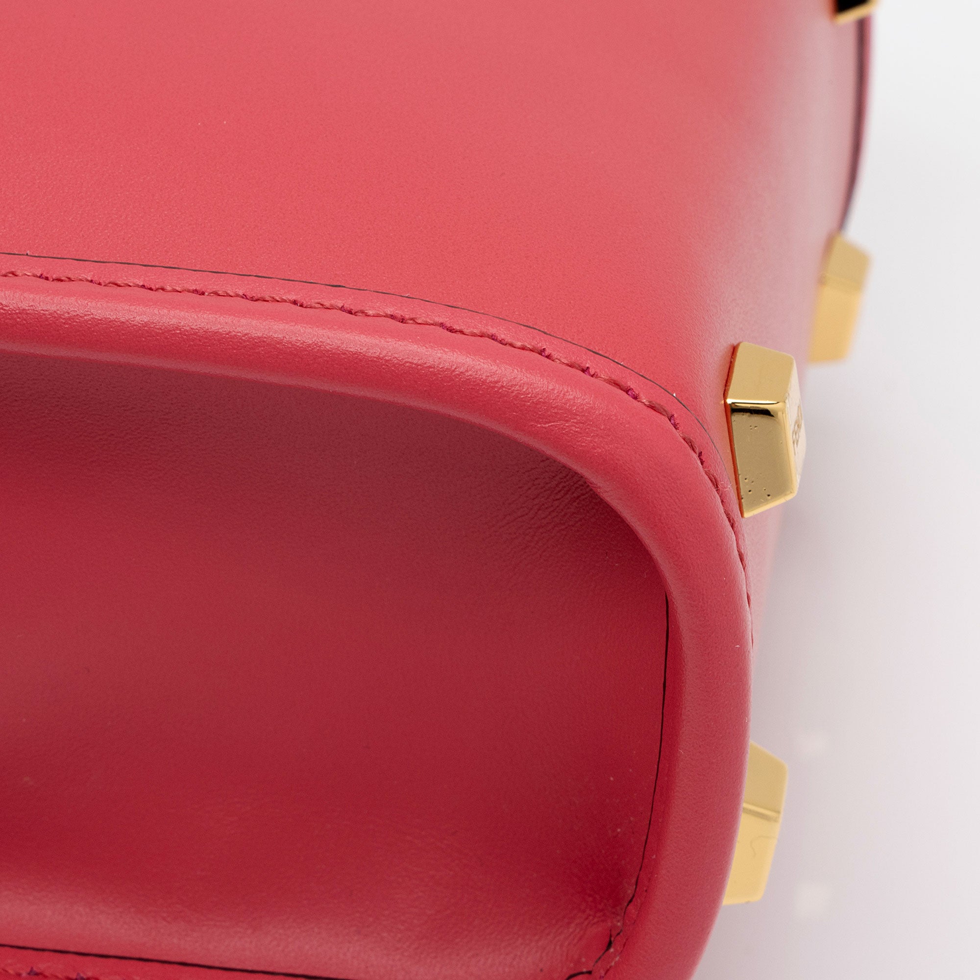Fendi Leather Sunshine Mini Shopper Tote