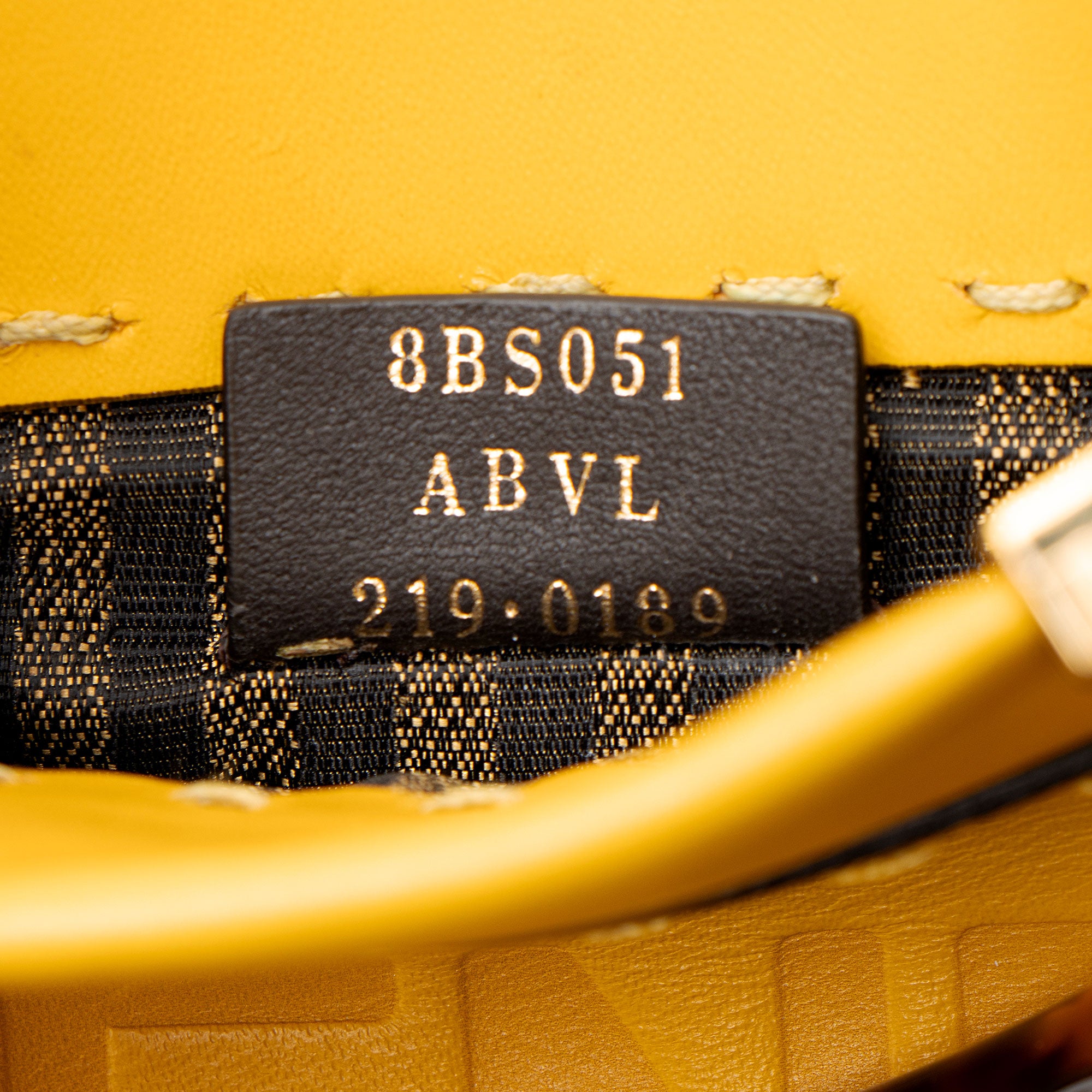 Fendi Leather Sunshine Mini Shopper Tote