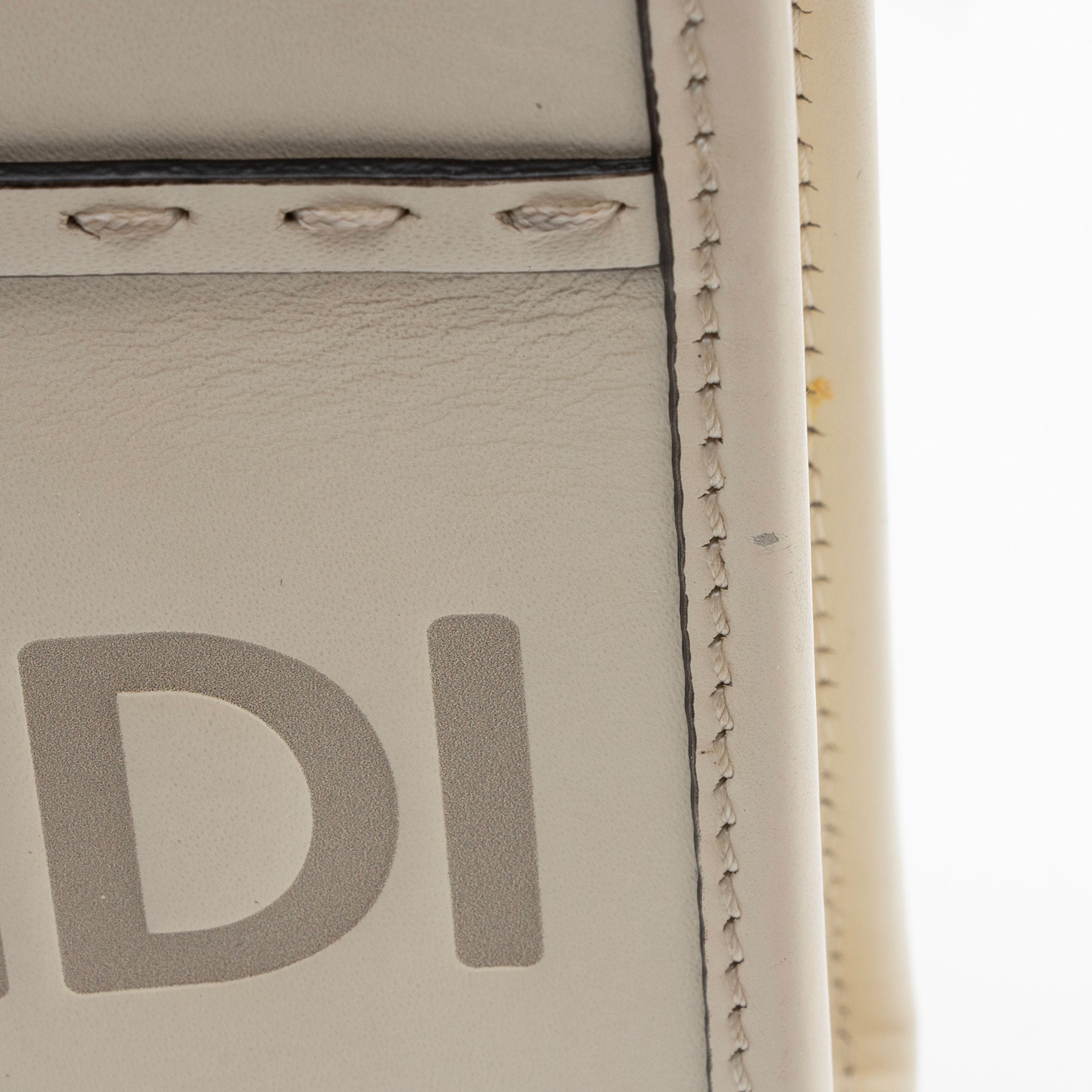 Fendi Leather Sunshine Mini Shopper Tote