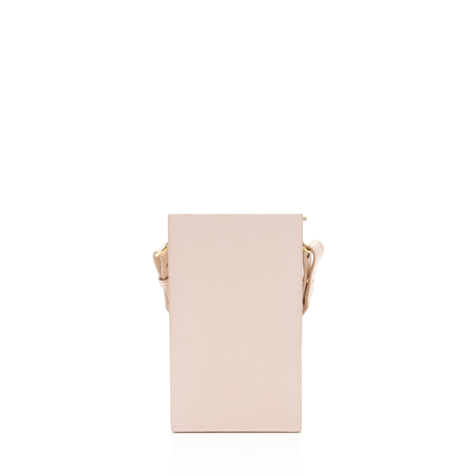 Fendi Leather Vertical Box Shoulder Bag