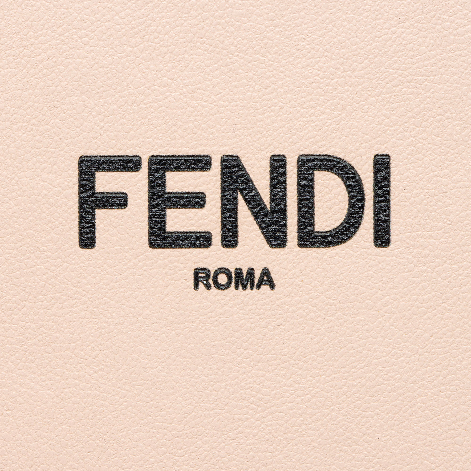 Fendi Leather Vertical Box Shoulder Bag