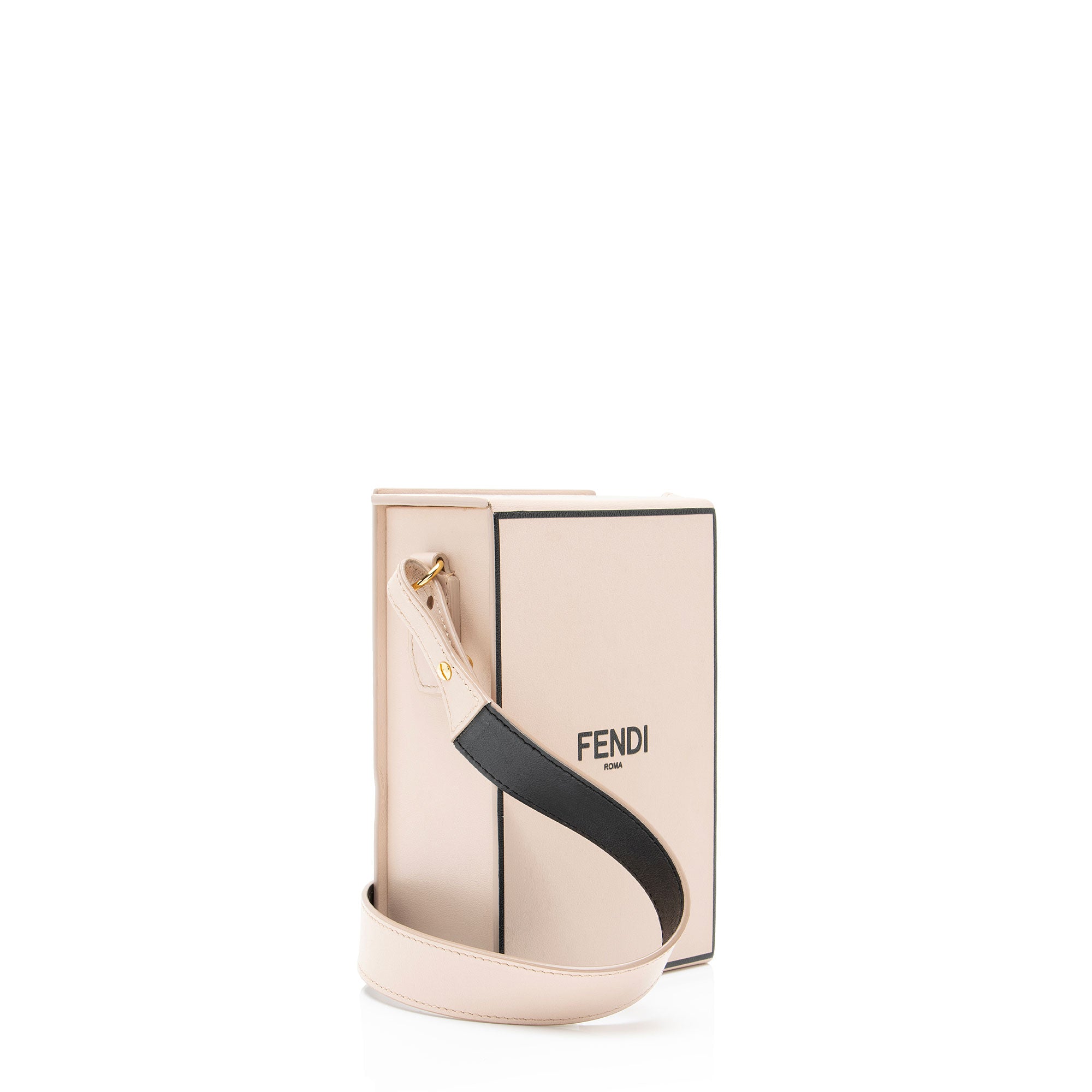 Fendi Leather Vertical Box Shoulder Bag
