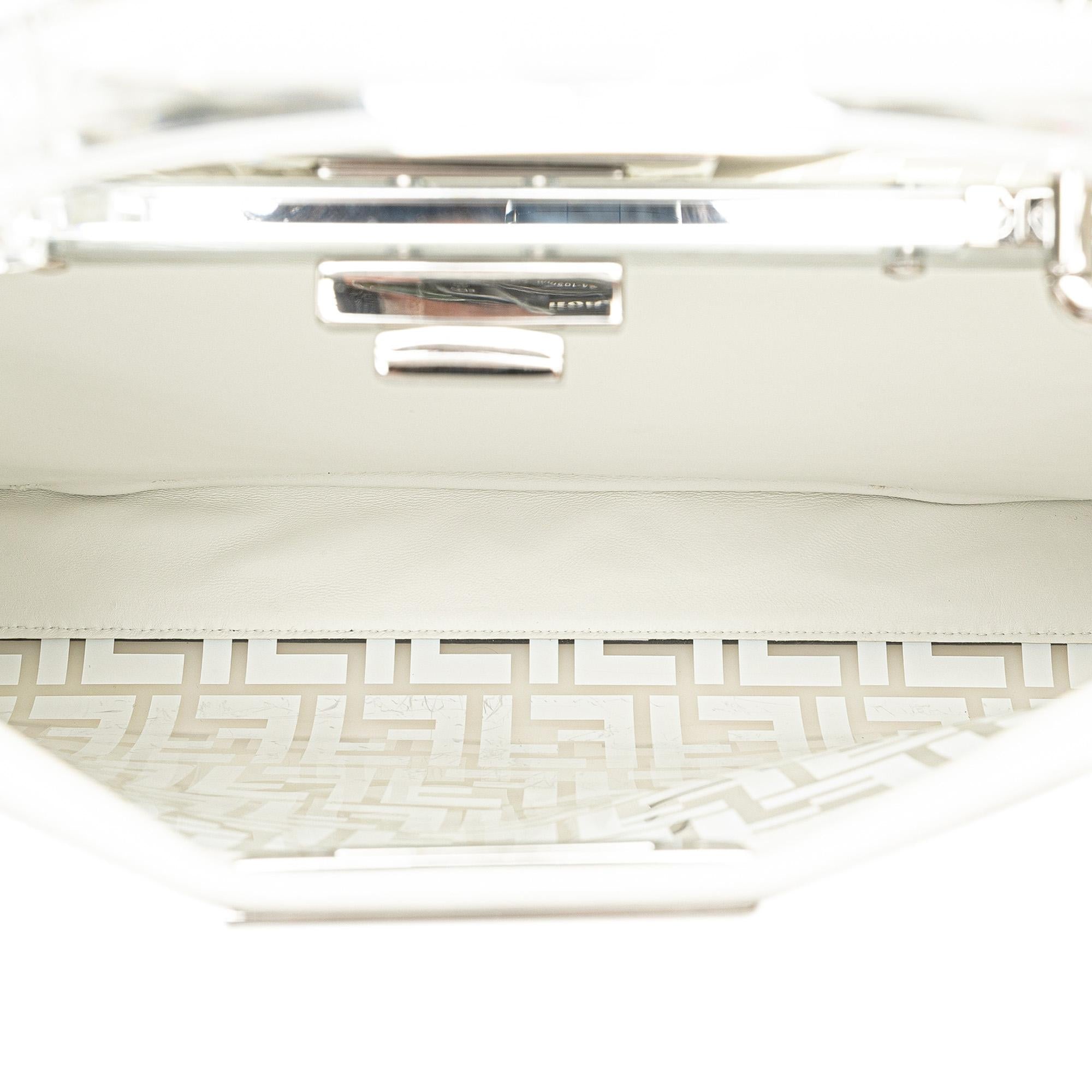 Fendi Limited Edition Medium PVC Peekaboo Satchel