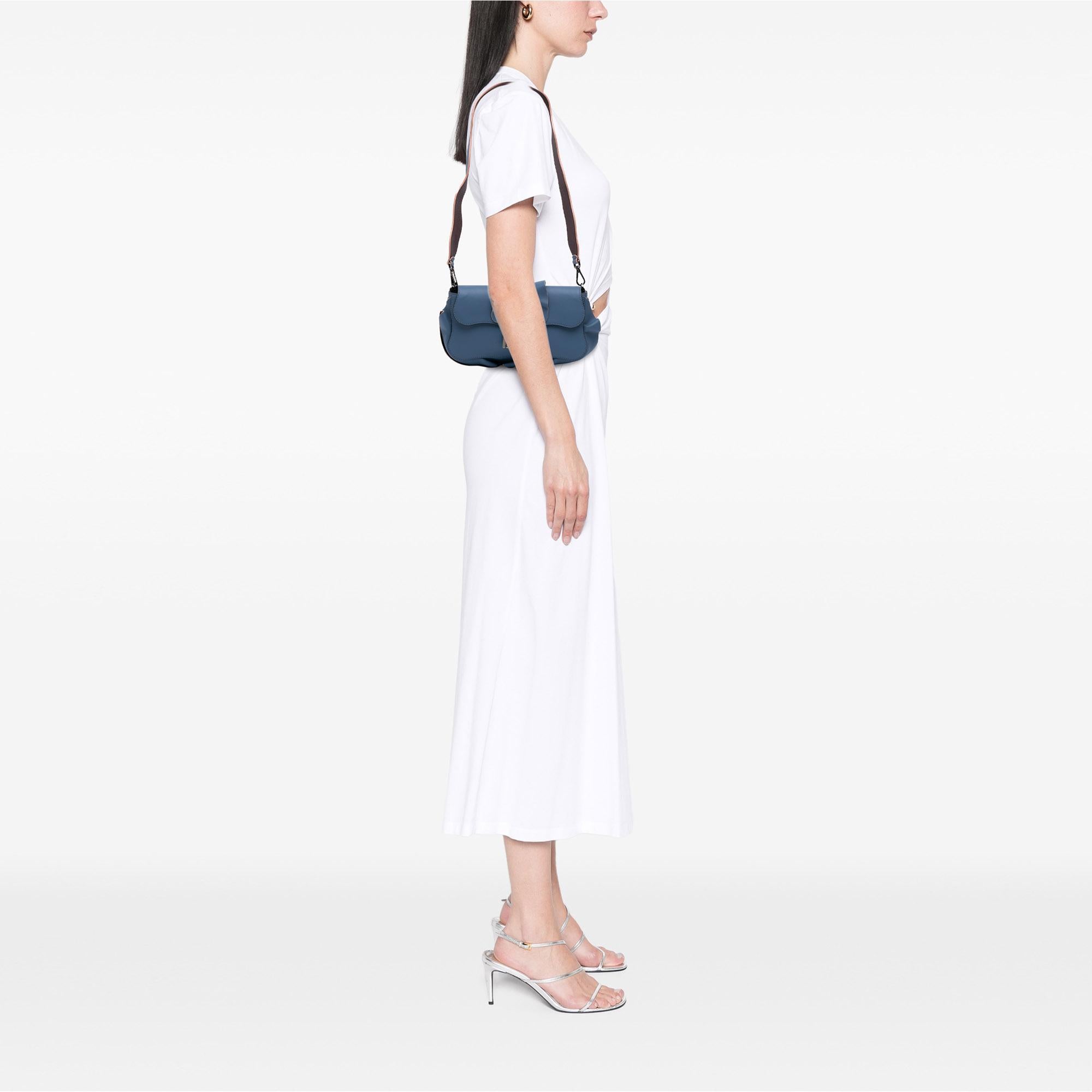 Fendi Medium Calfskin Waves Baguette