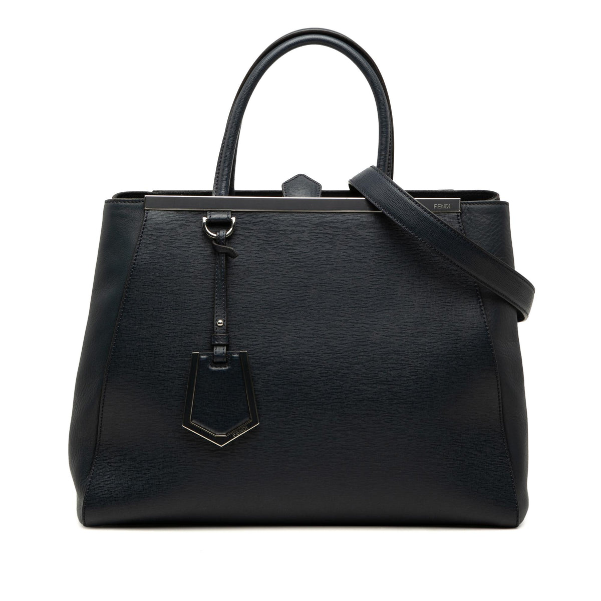 Fendi Medium Leather 2Jours Satchel
