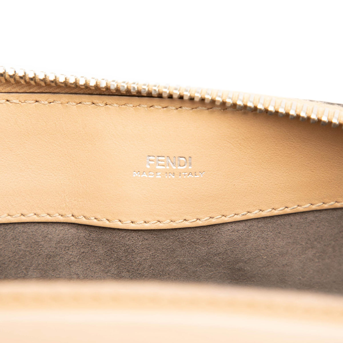 Fendi Medium Leather Flowerland Dotcom Satchel