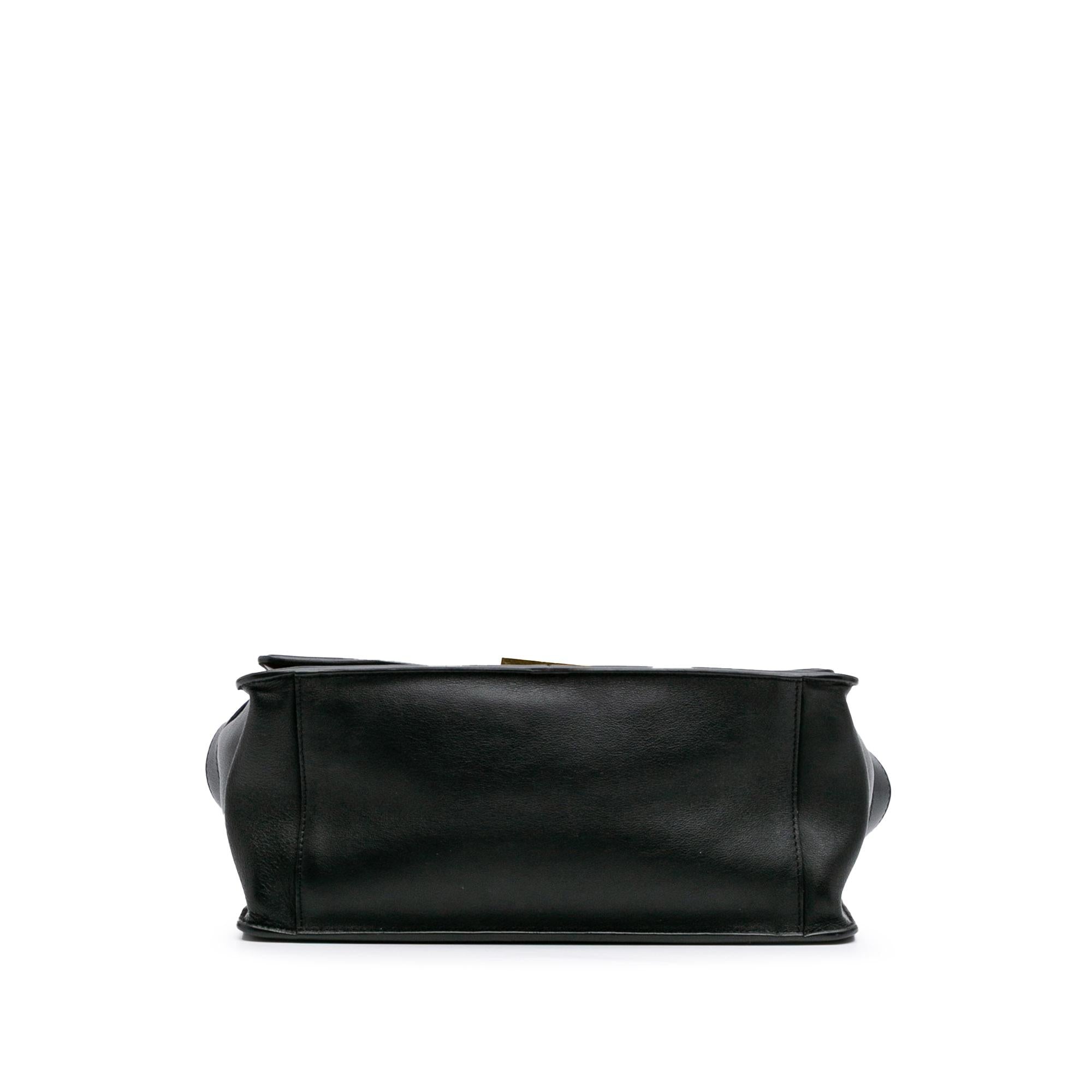 Fendi Medium Leather Kan U Shoulder Bag