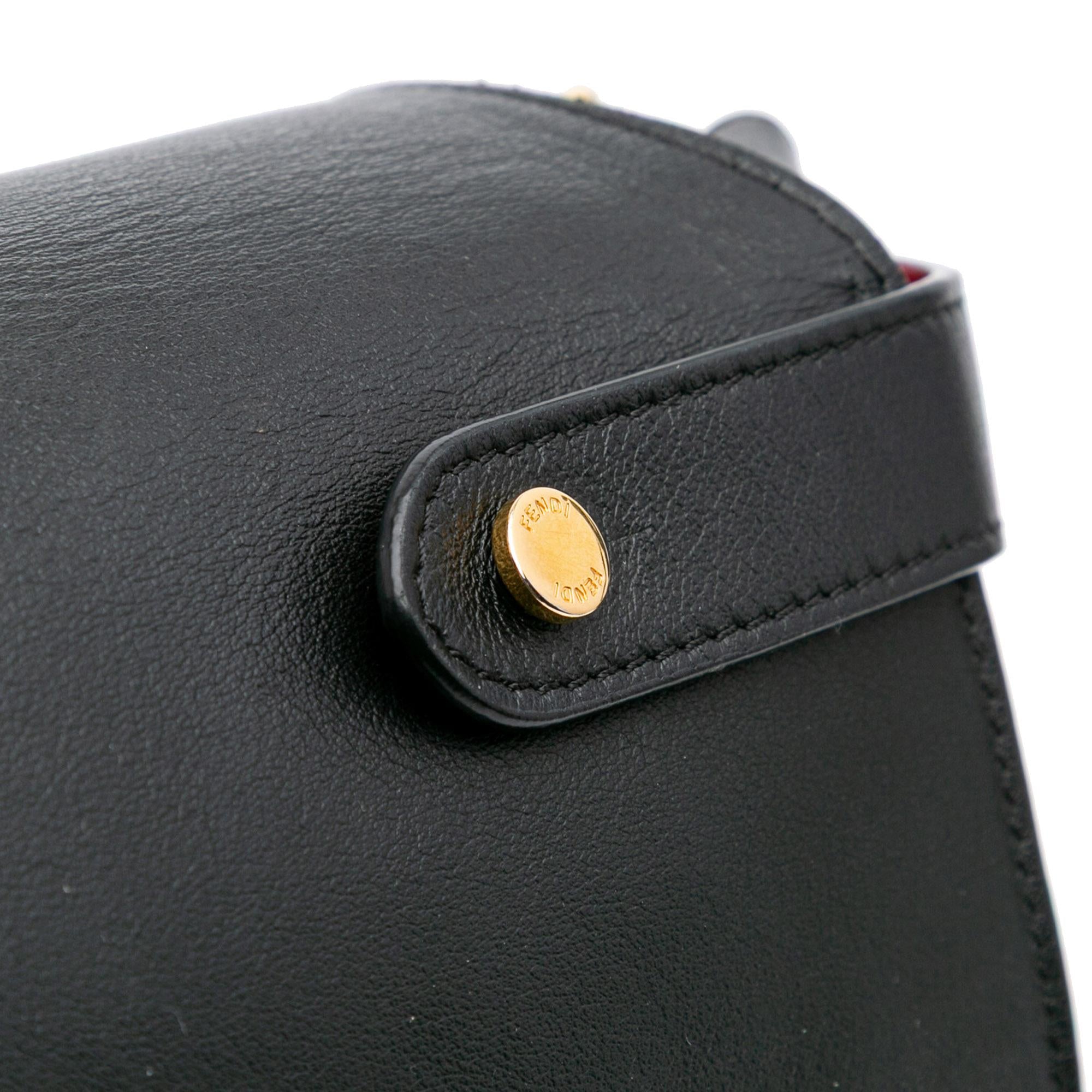 Fendi Medium Leather Kan U Shoulder Bag