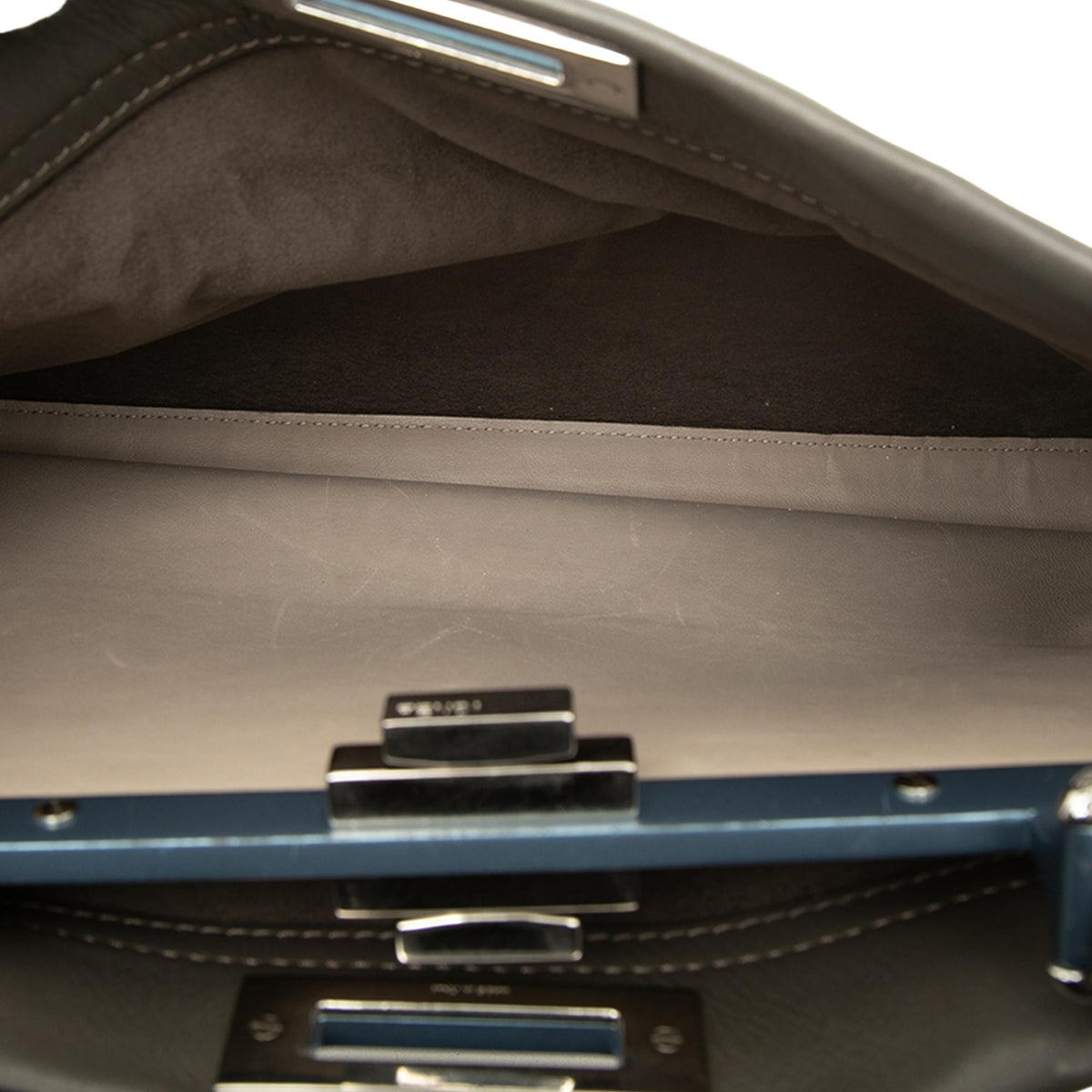 Fendi Medium Leather Peekaboo Iconic Satchel