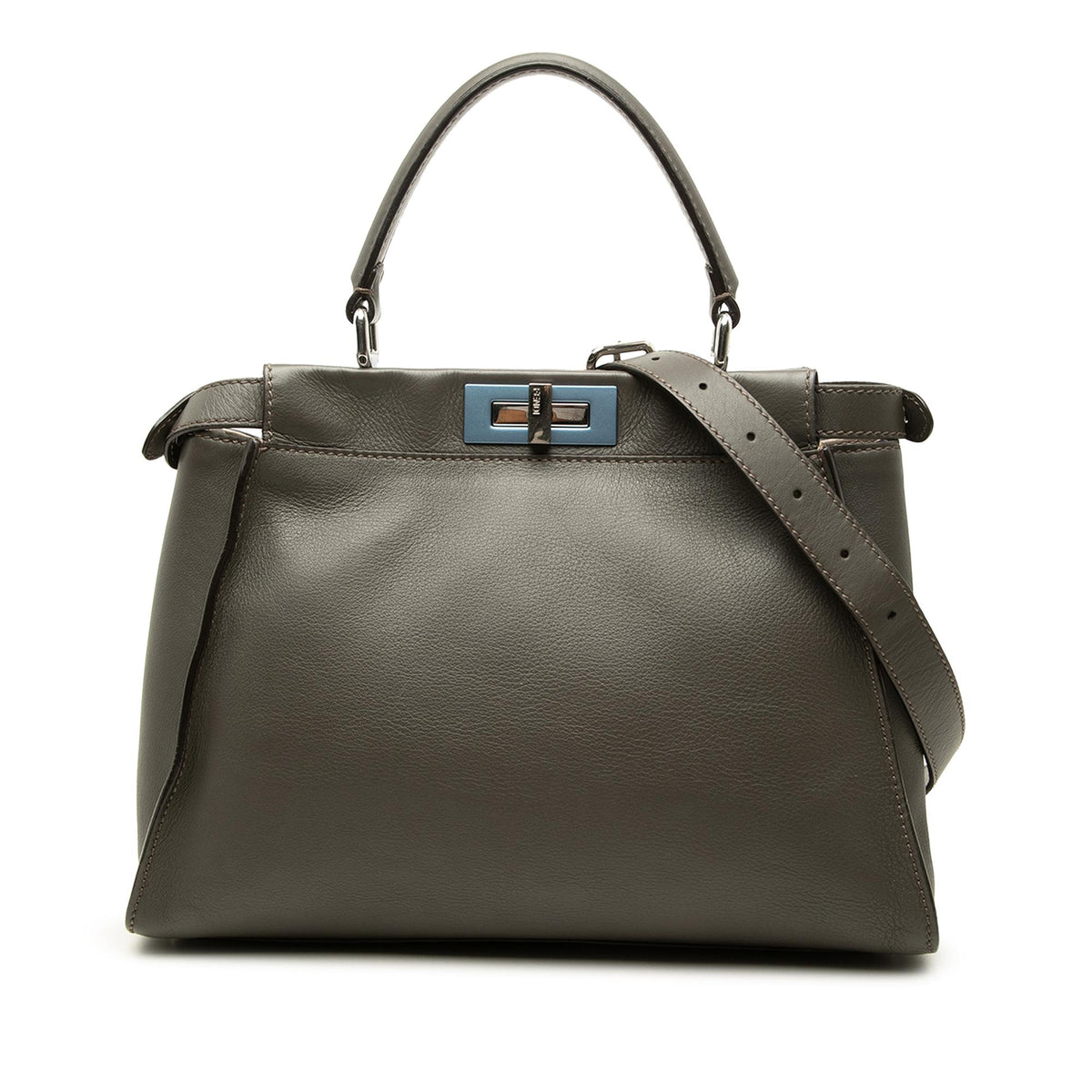 Fendi Medium Leather Peekaboo Iconic Satchel