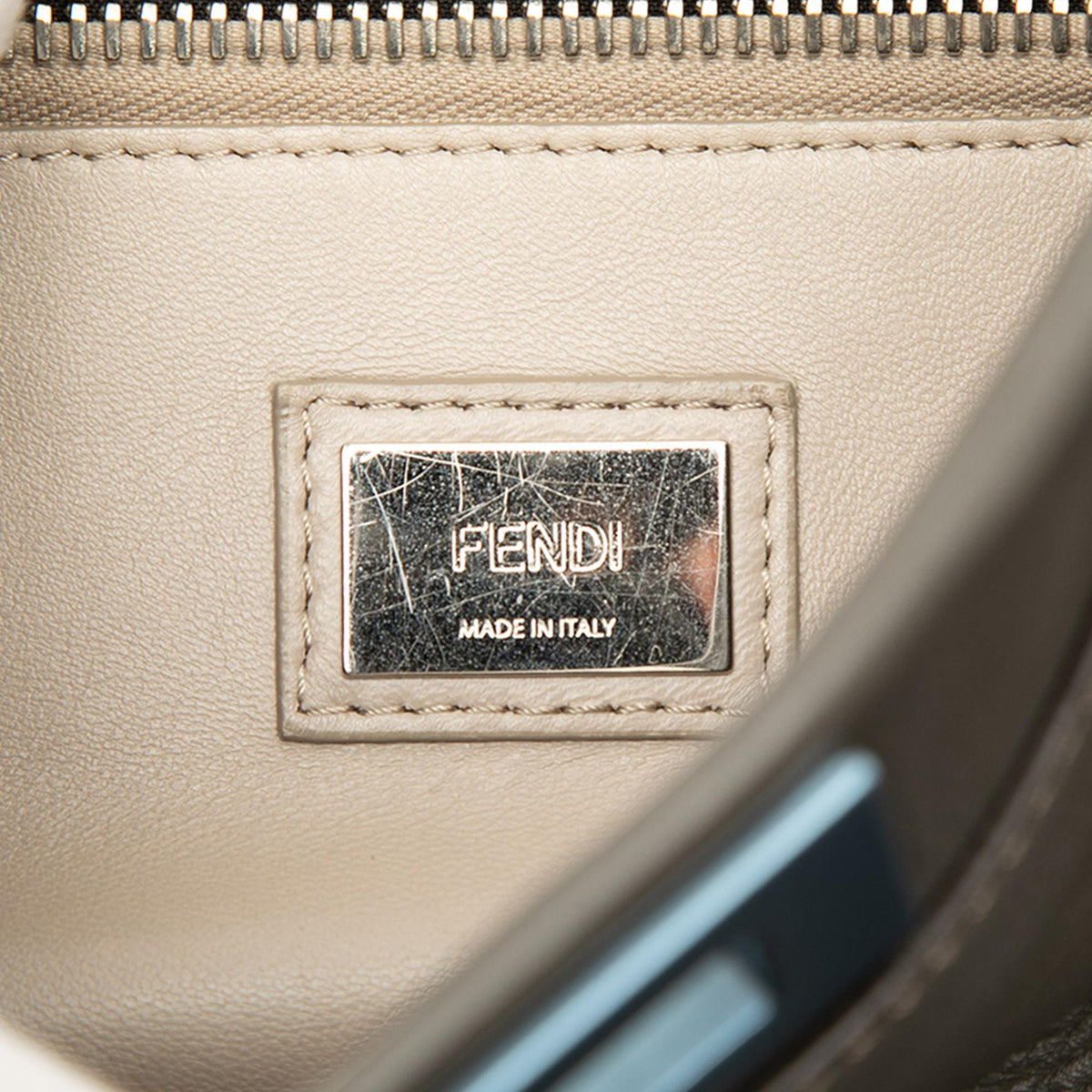 Fendi Medium Leather Peekaboo Iconic Satchel