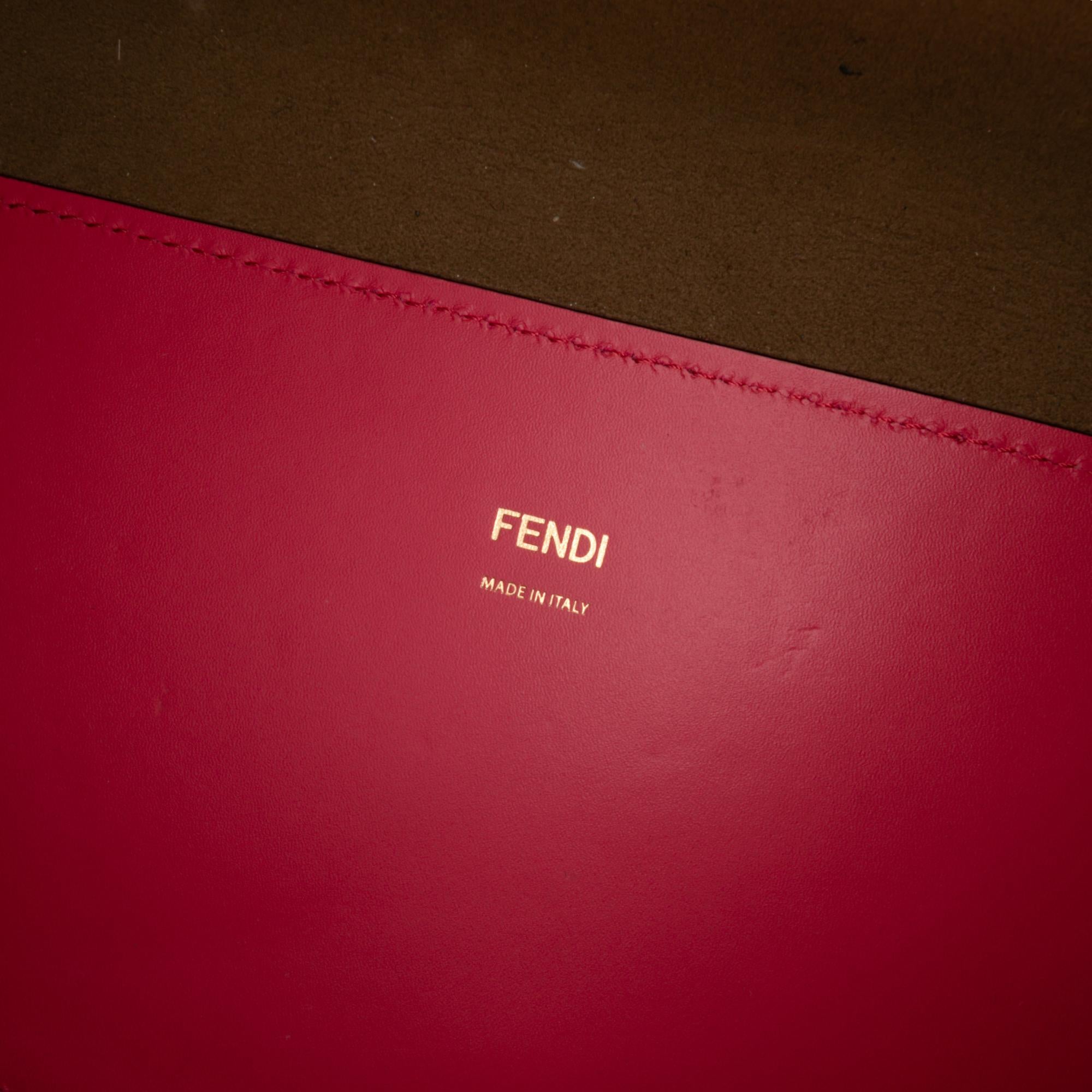 Fendi Medium Leather Sunshine Shopper Tote