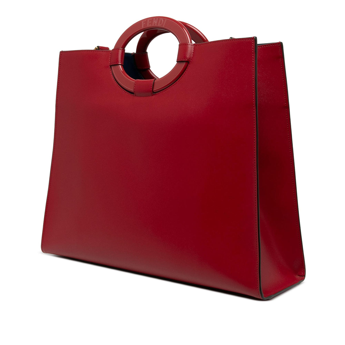 Fendi Medium Perforated Leather Runaway Tote