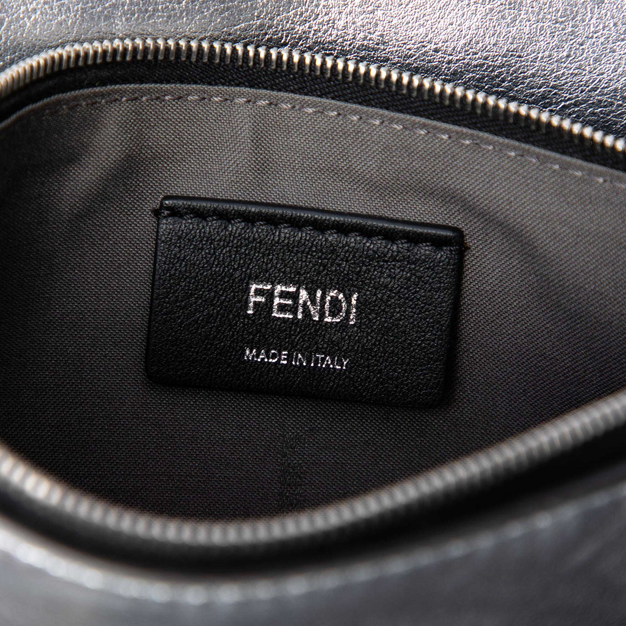 Fendi Metallic Leather F Is Fendi Envelope Wallet On Chain