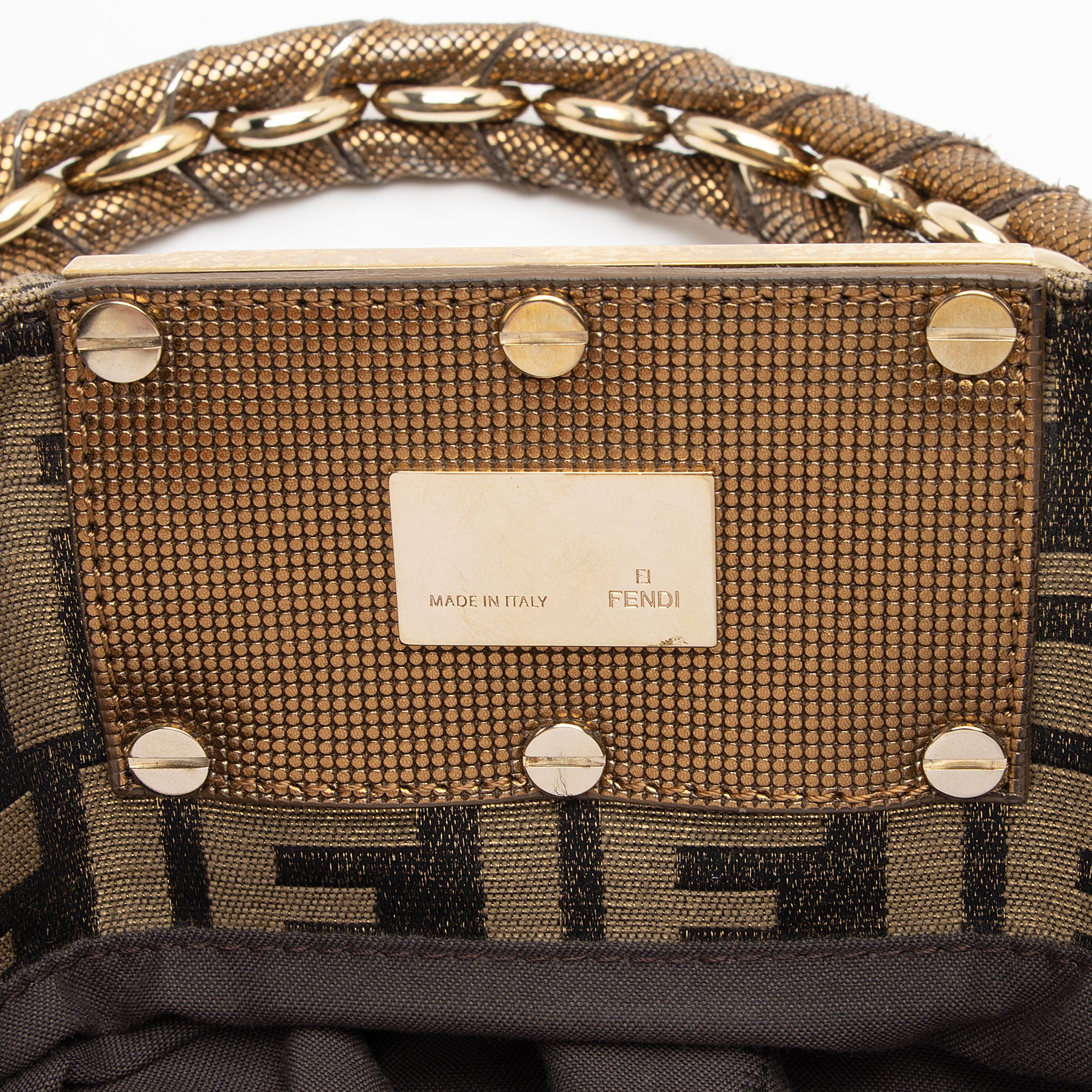 FENDI マフラ Scarf Wool Brown | Fendi