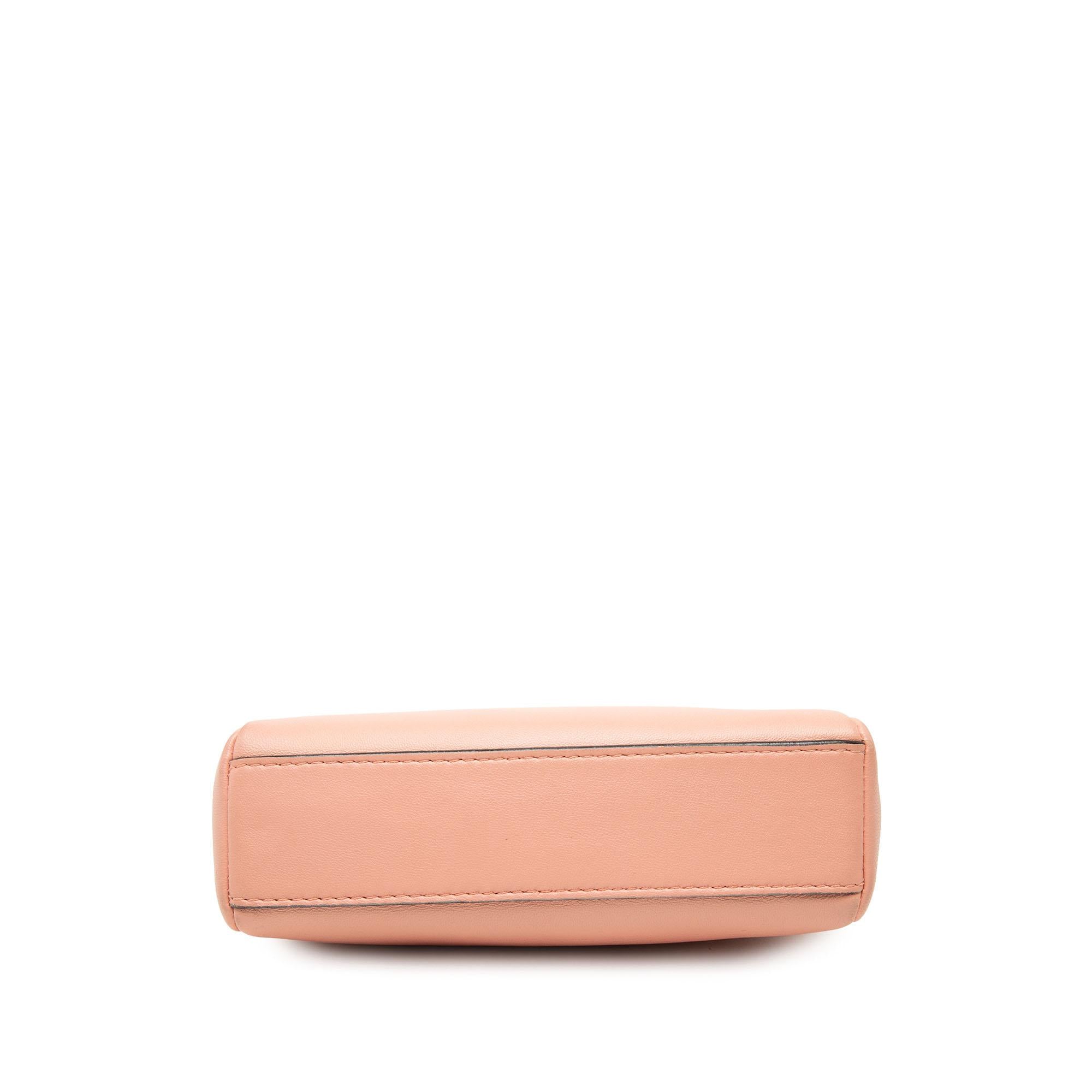 Fendi Micro Leather Peekaboo Satchel