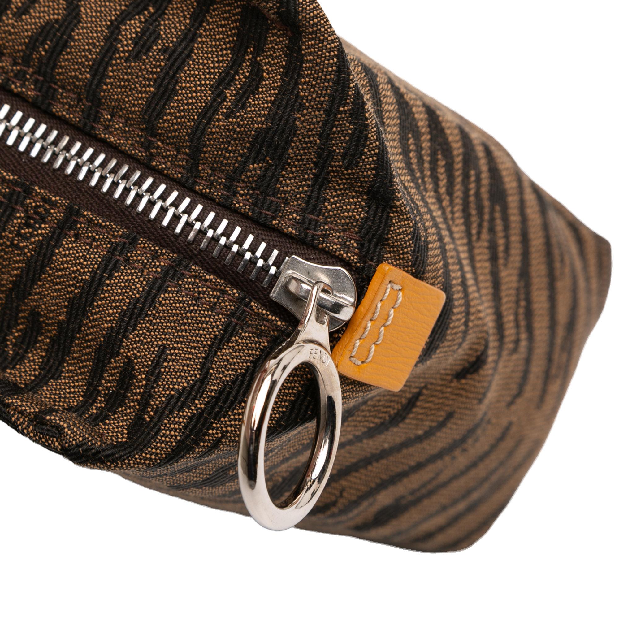 Fendi Mini Canvas Zebra Print Handbag