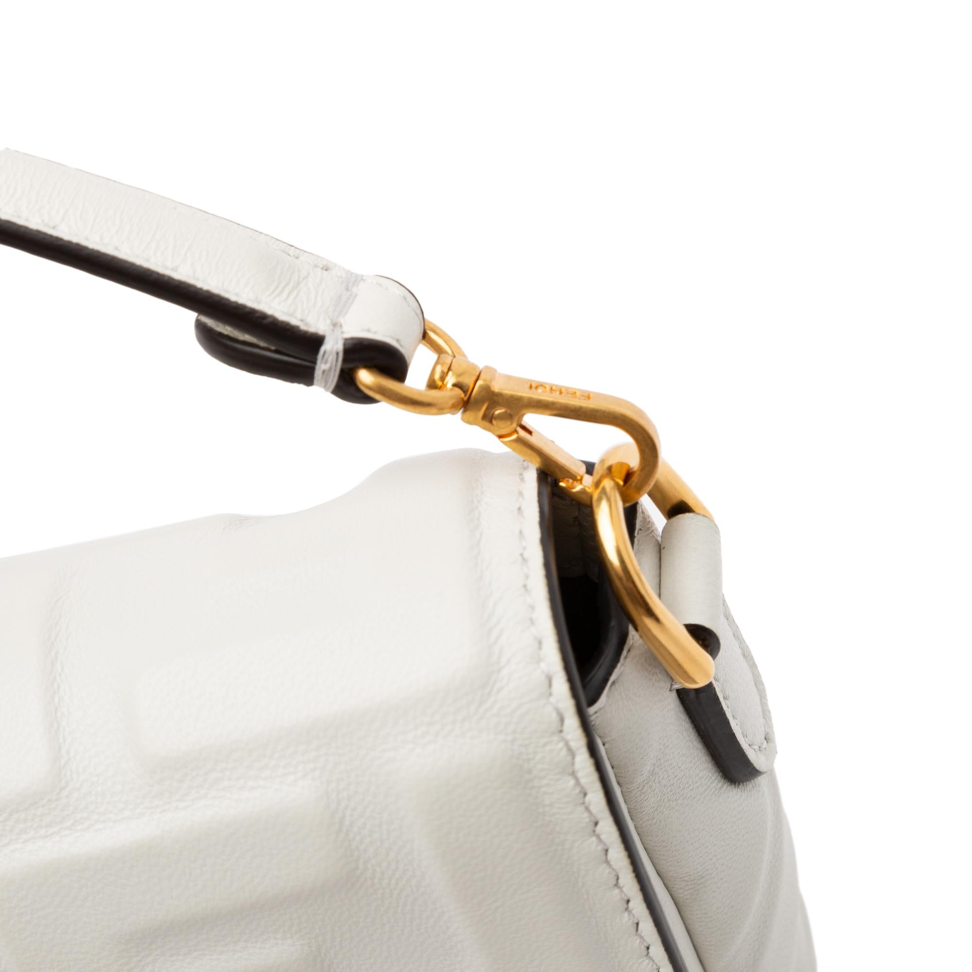 Fendi Mini Embossed Zucca Baguette Satchel (SHG-snGNtj)