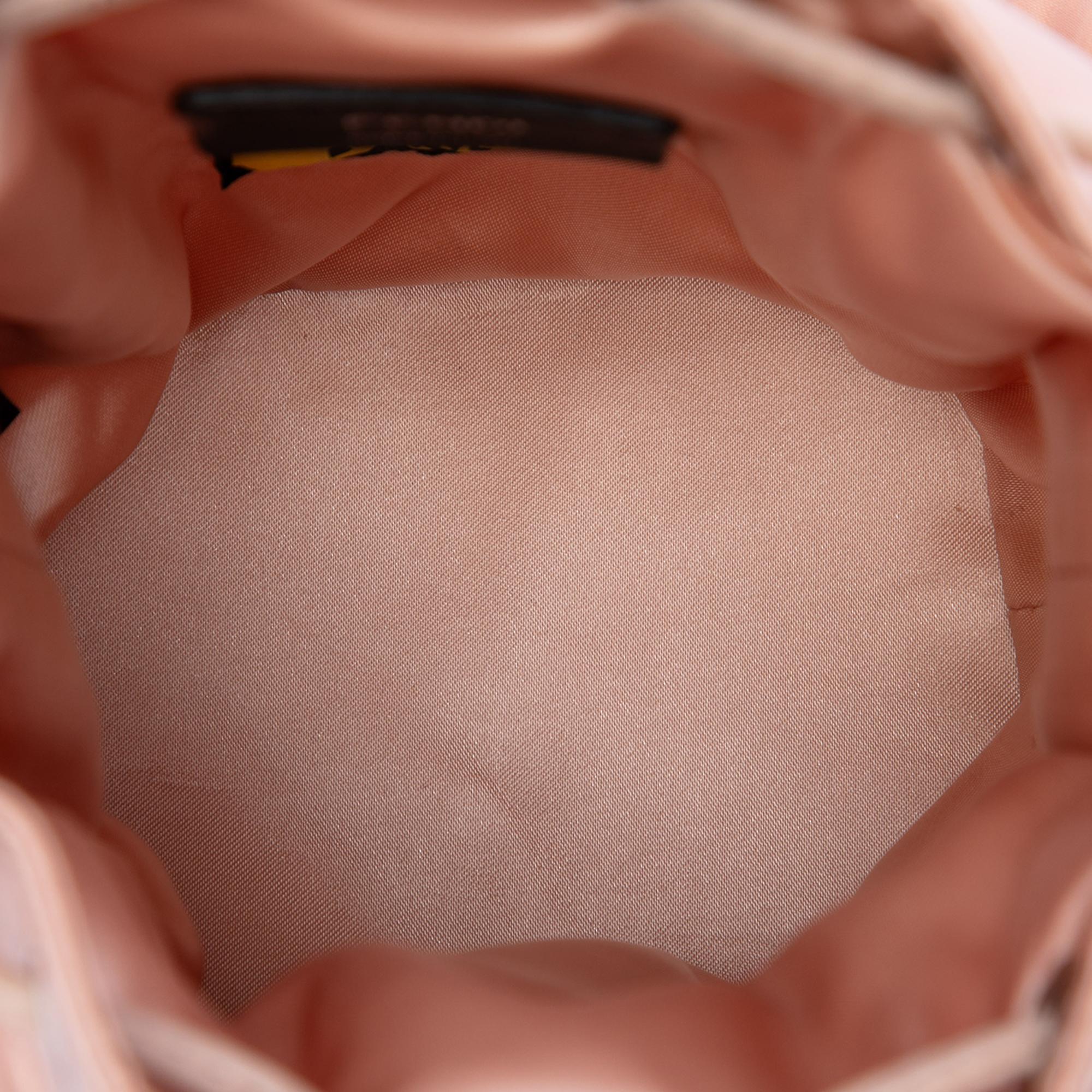 Fendi Mini Satin Mon Tresor Bucket Bag